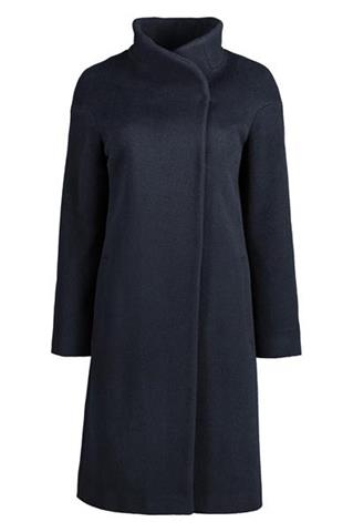 Granatowy płaszcz damski elegancki Lia Luis  84755 - 98691