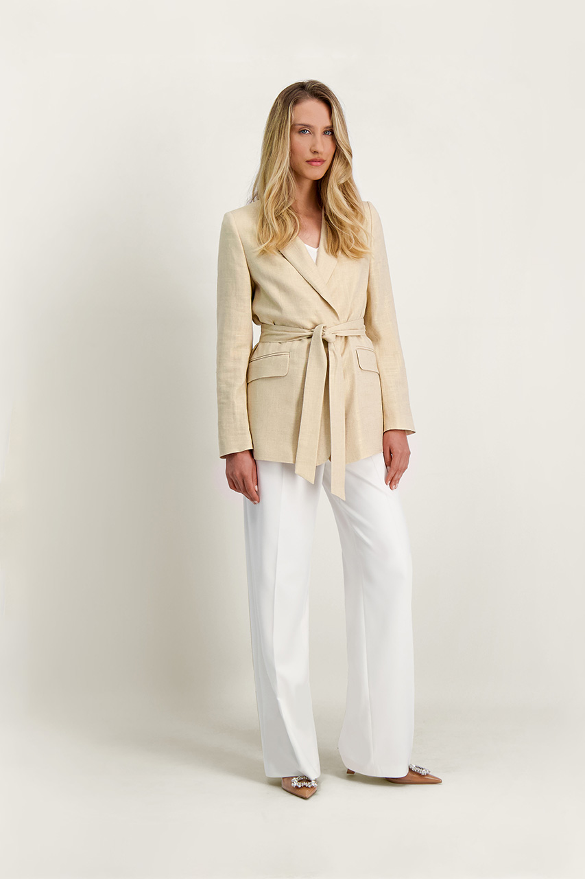 Marynarka damska len, wiskoza 85905