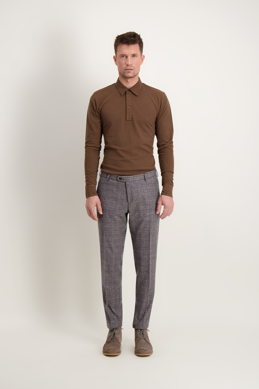 Spodnie męskie z Virgin wool 60207