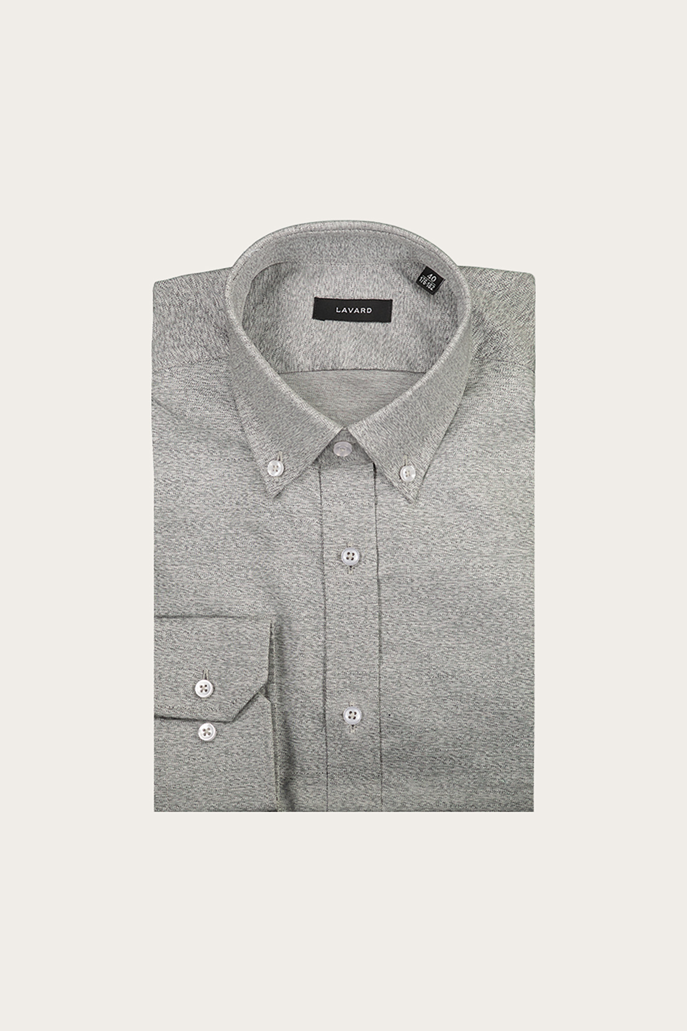 Jasnoszara koszula męska 93455