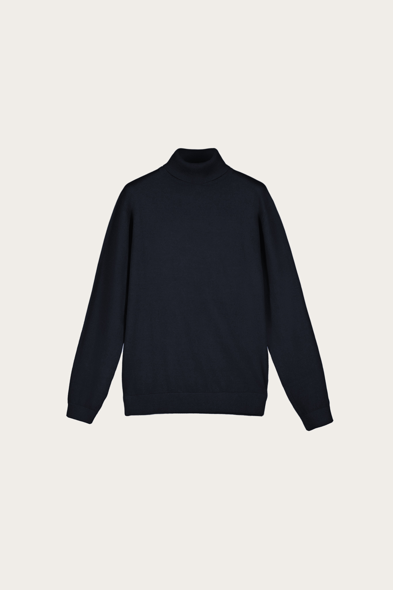 Granatowy golf męski z wełną 74193