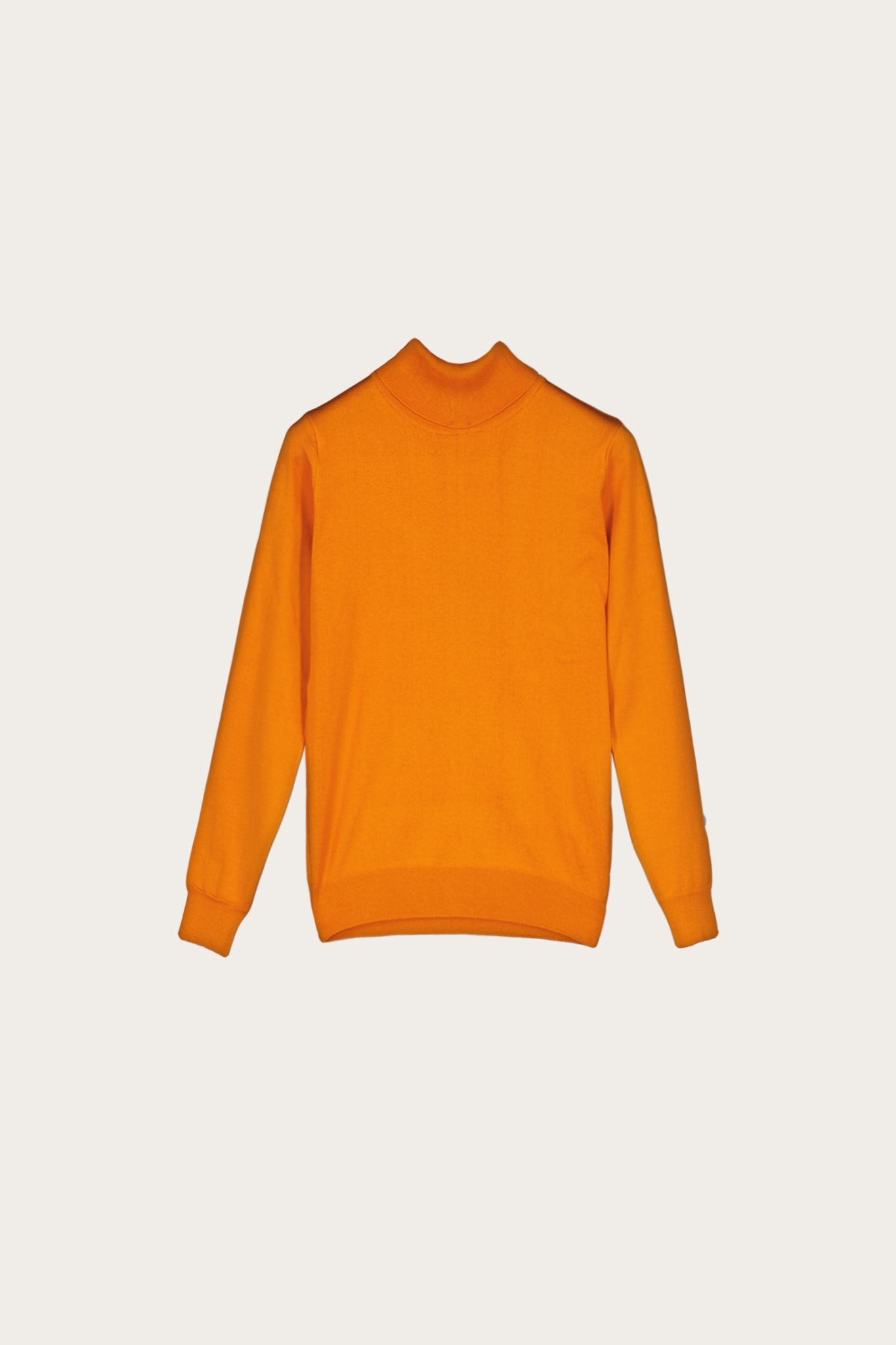 Pomarańczowy golf męski z bawełną 73941