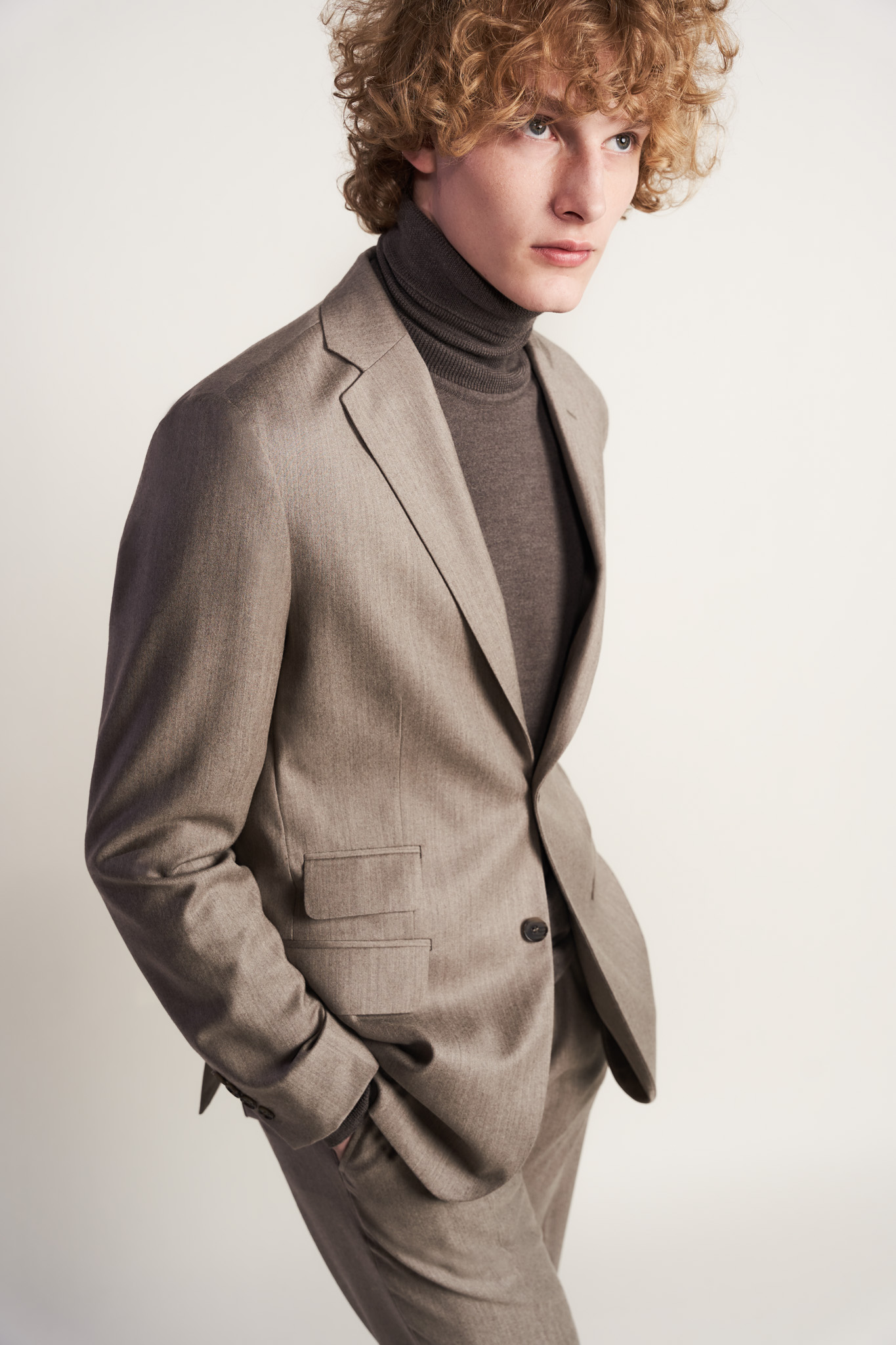 Marynarka męska beżowa 45433