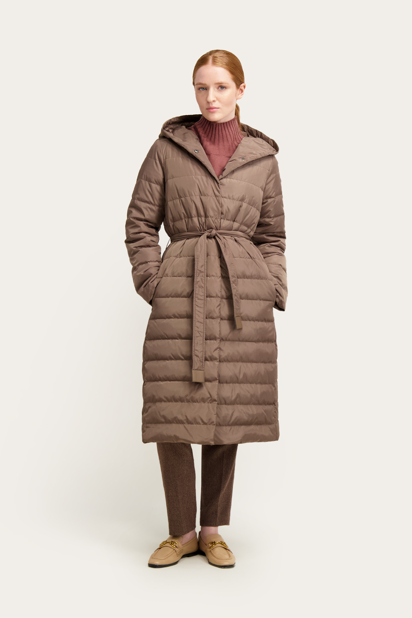 Puchowy płaszcz 86554