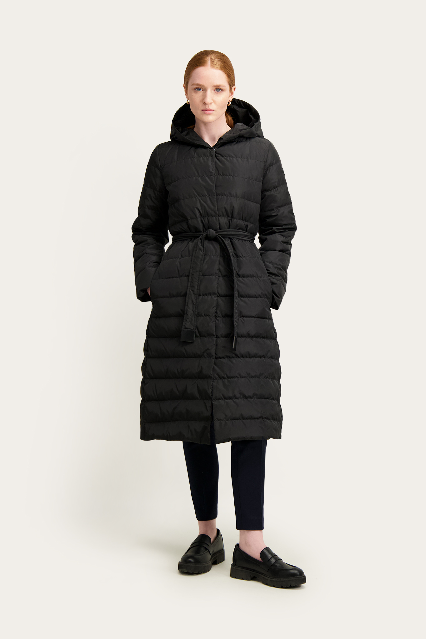 Puchowy płaszcz 86555