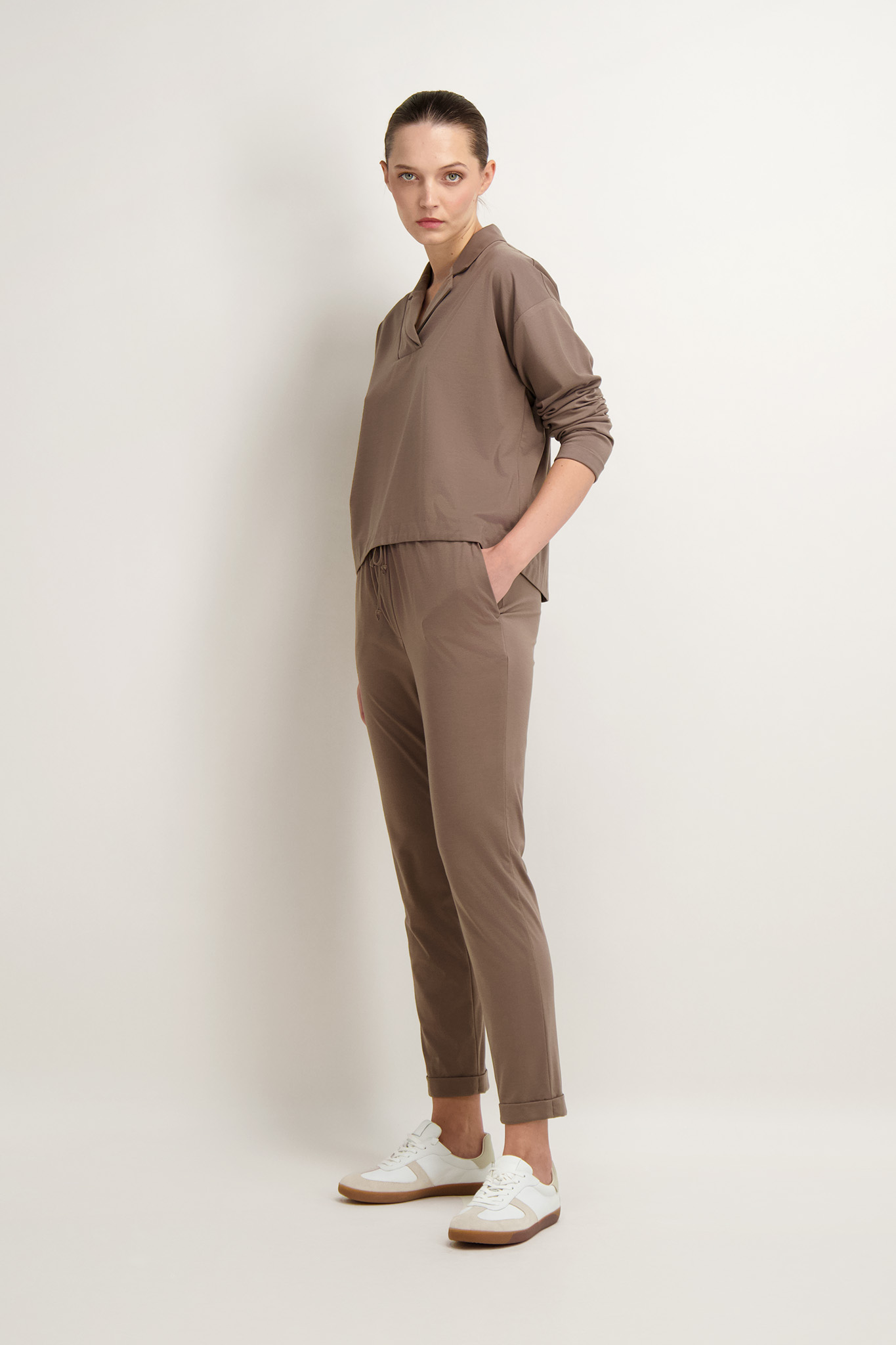 Spodnie dzianinowe od kompletu 86483