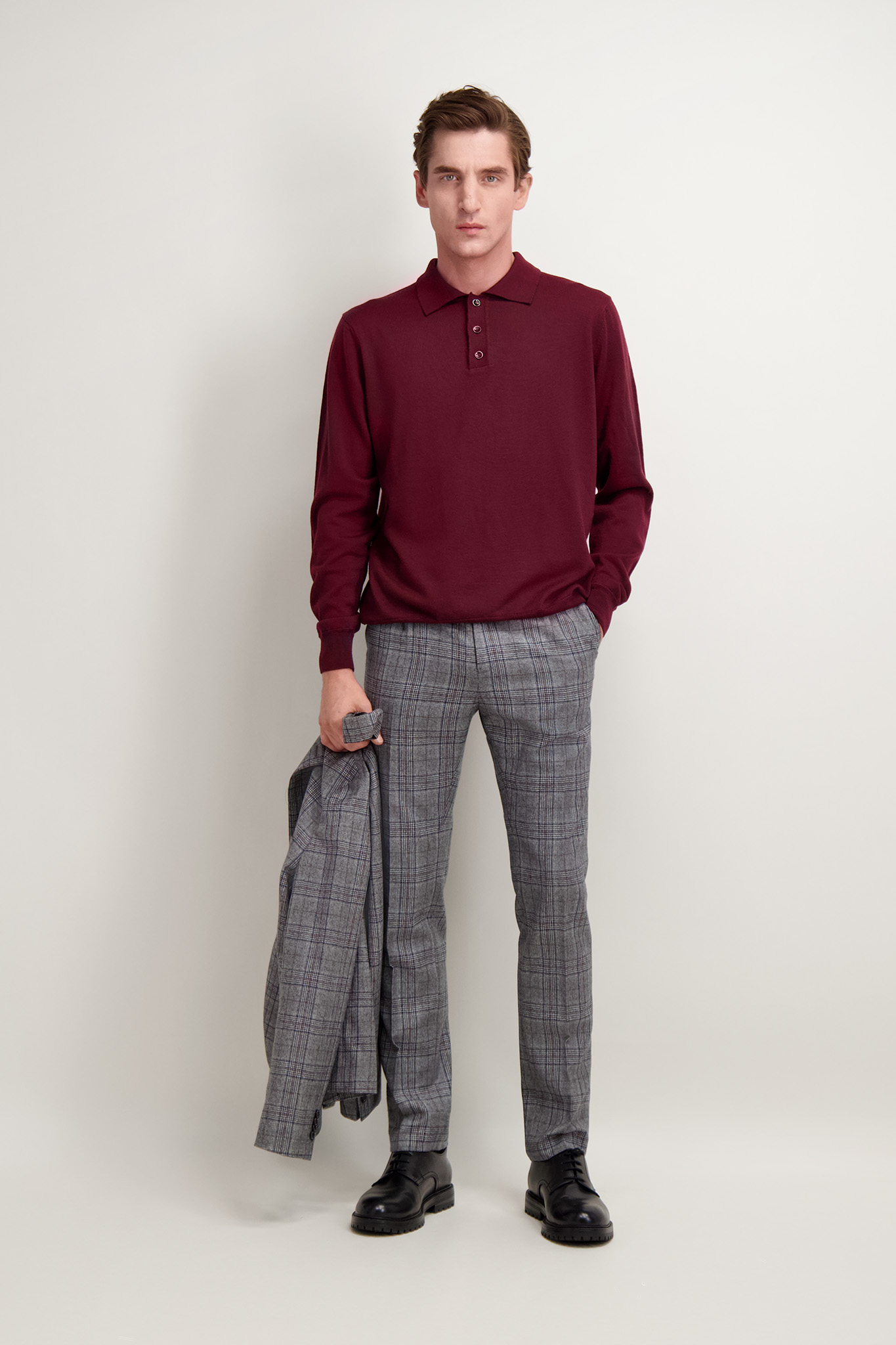 Spodnie virgin wool od garnituru 66417