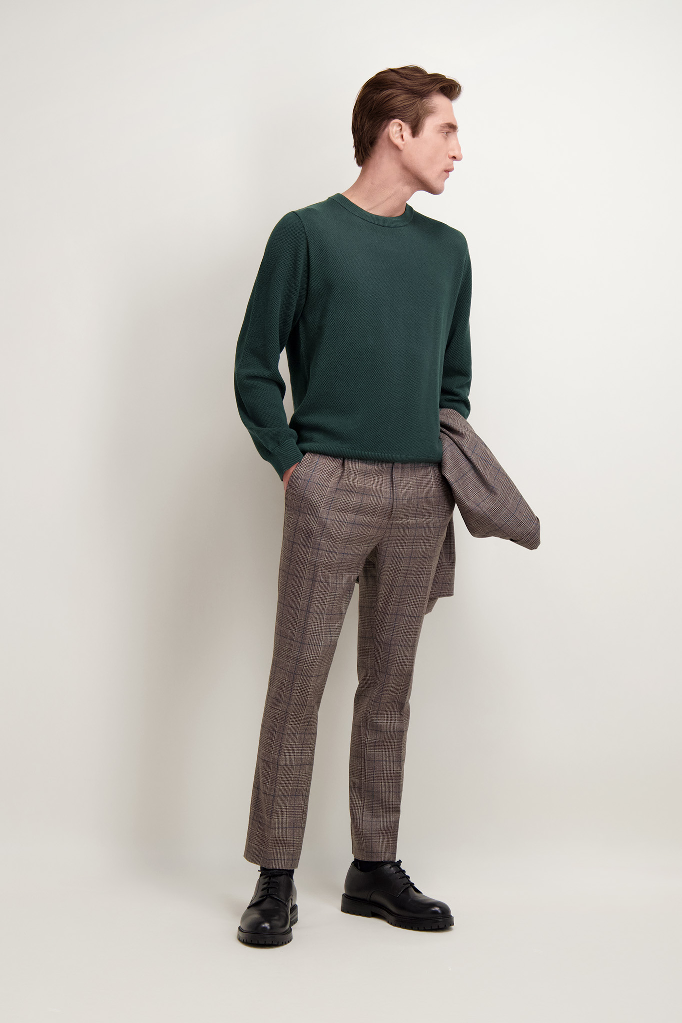 Spodnie virgin wool od garnituru 66414