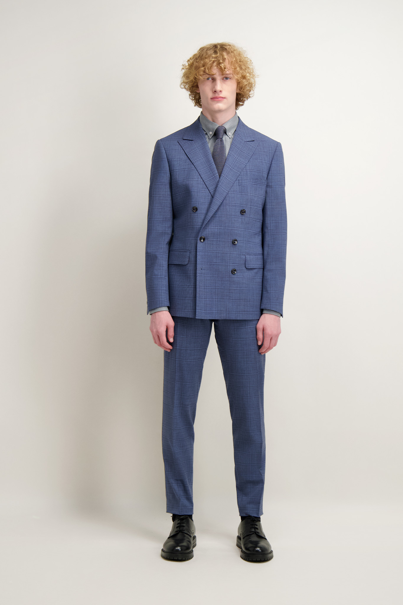 Garnitur męski z wełny 35373