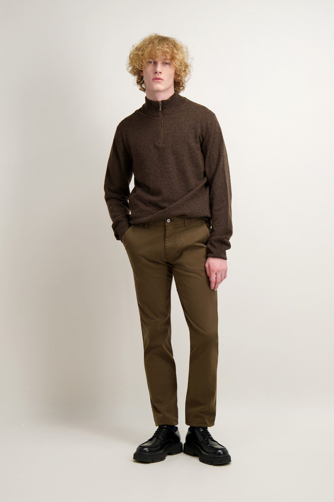 Spodnie męskie chinos 64687