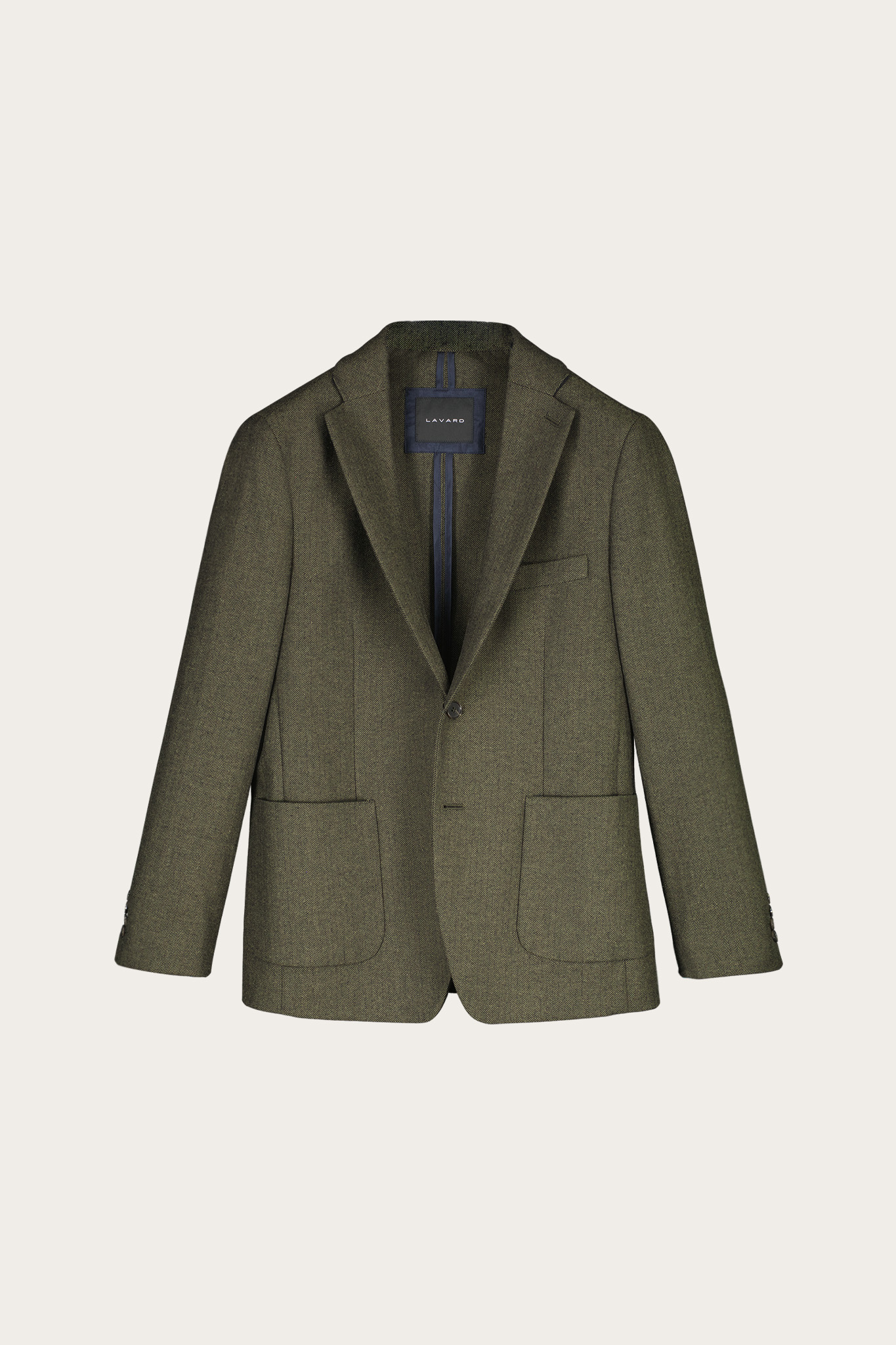 Marynarka męska w kolorze oliwkowym 46425