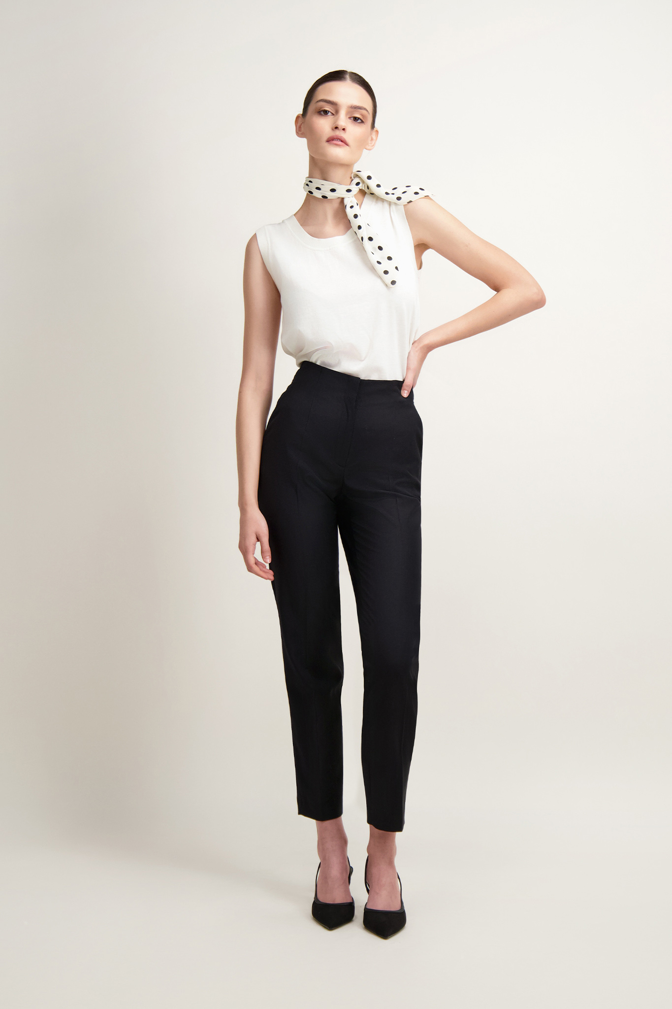 Spodnie damskie Virgin wool 86877