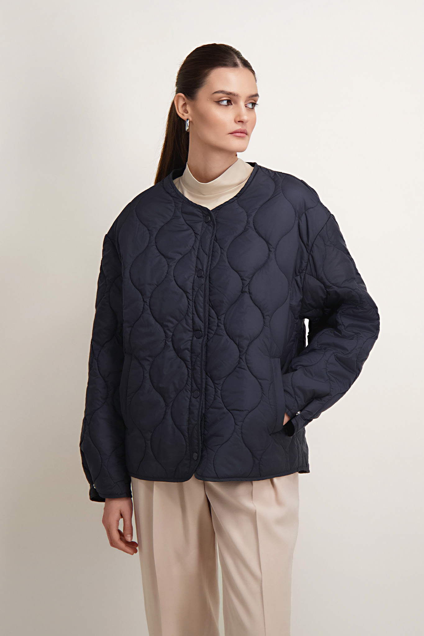 Pikowana kurtka 86861