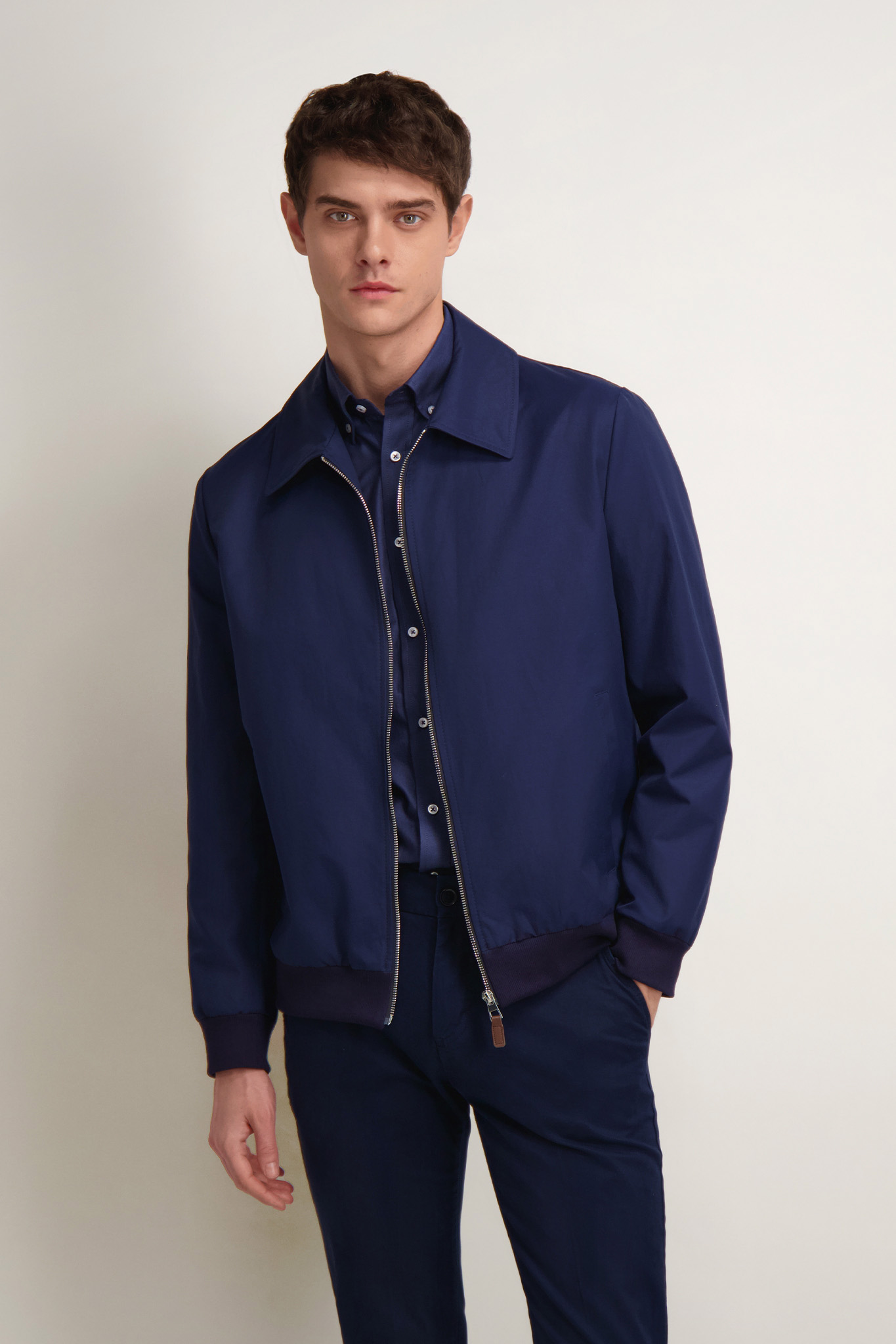 Granatowa kurtka męska 13126