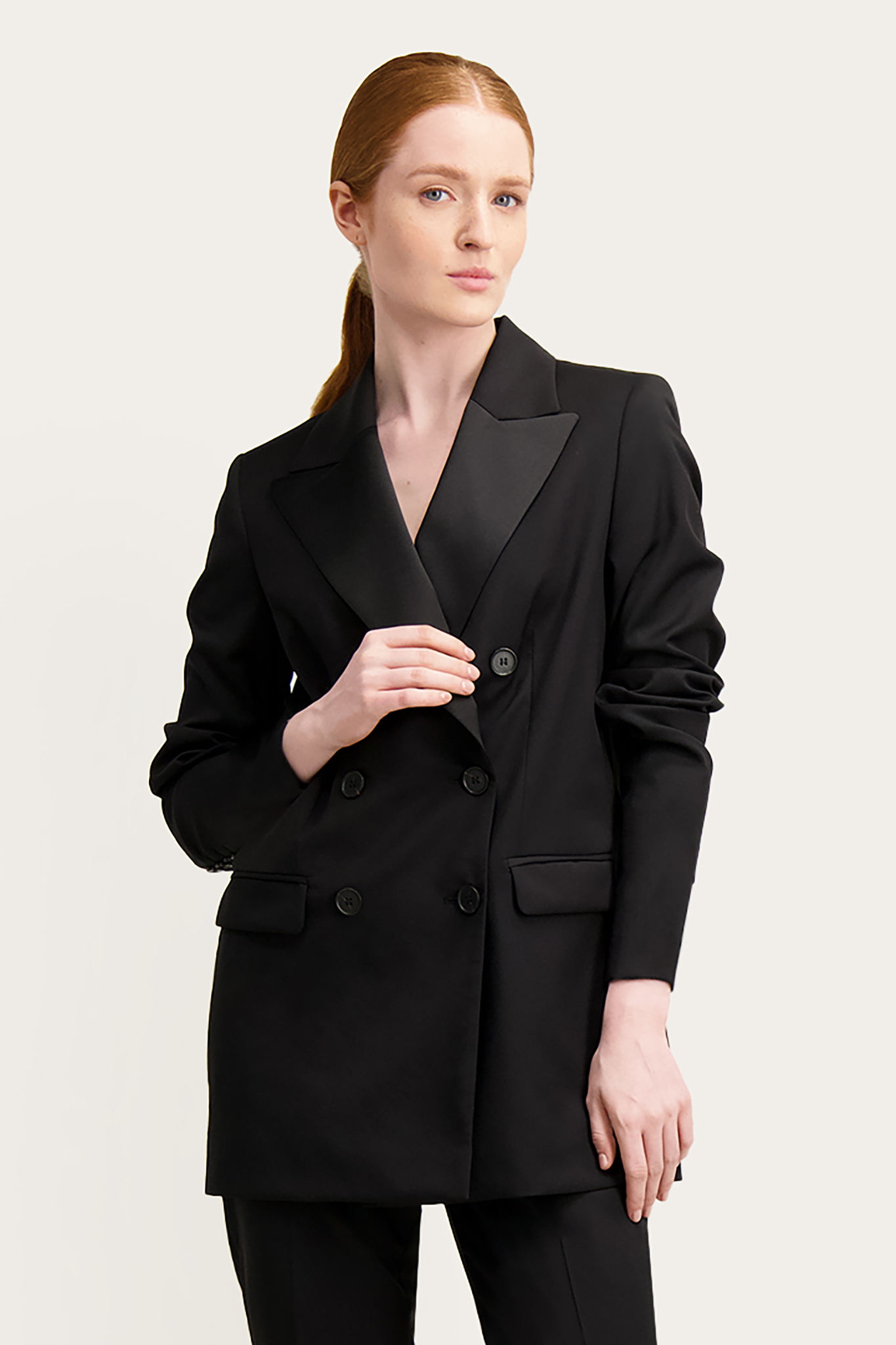 Wełniana marynarka od garnituru 86455