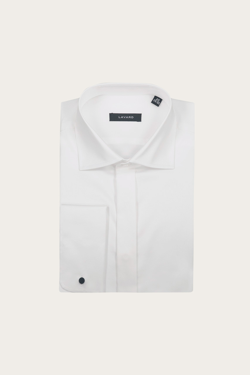 Biała bawełniana koszula męska 93394