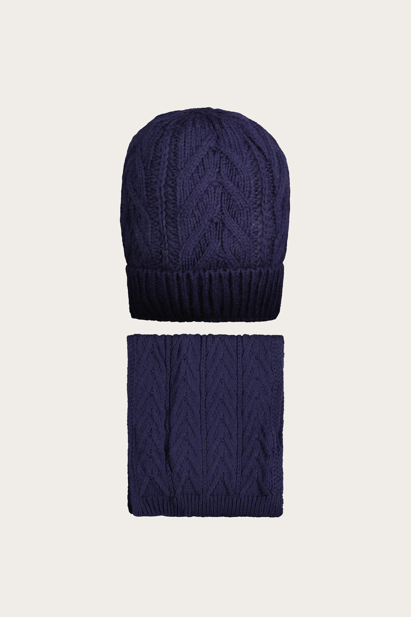 Zestaw czapka i szalik damski 86228