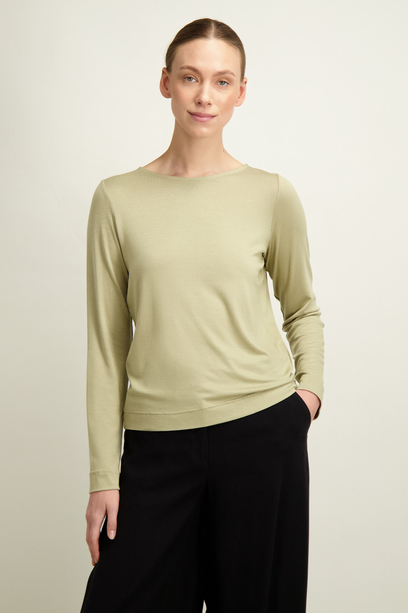 Oliwkowa bluzka damska 87003