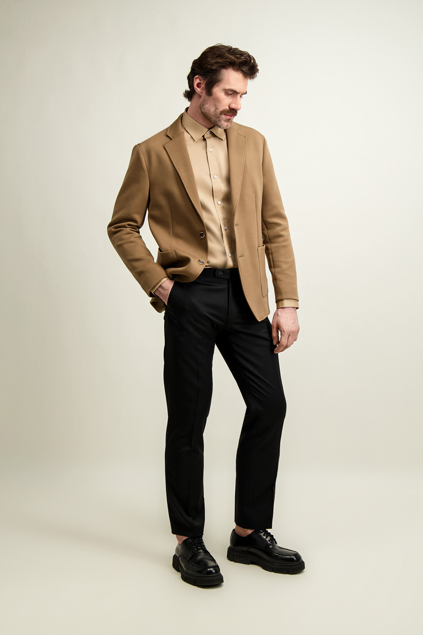 Camelowa marynarka męska 46429