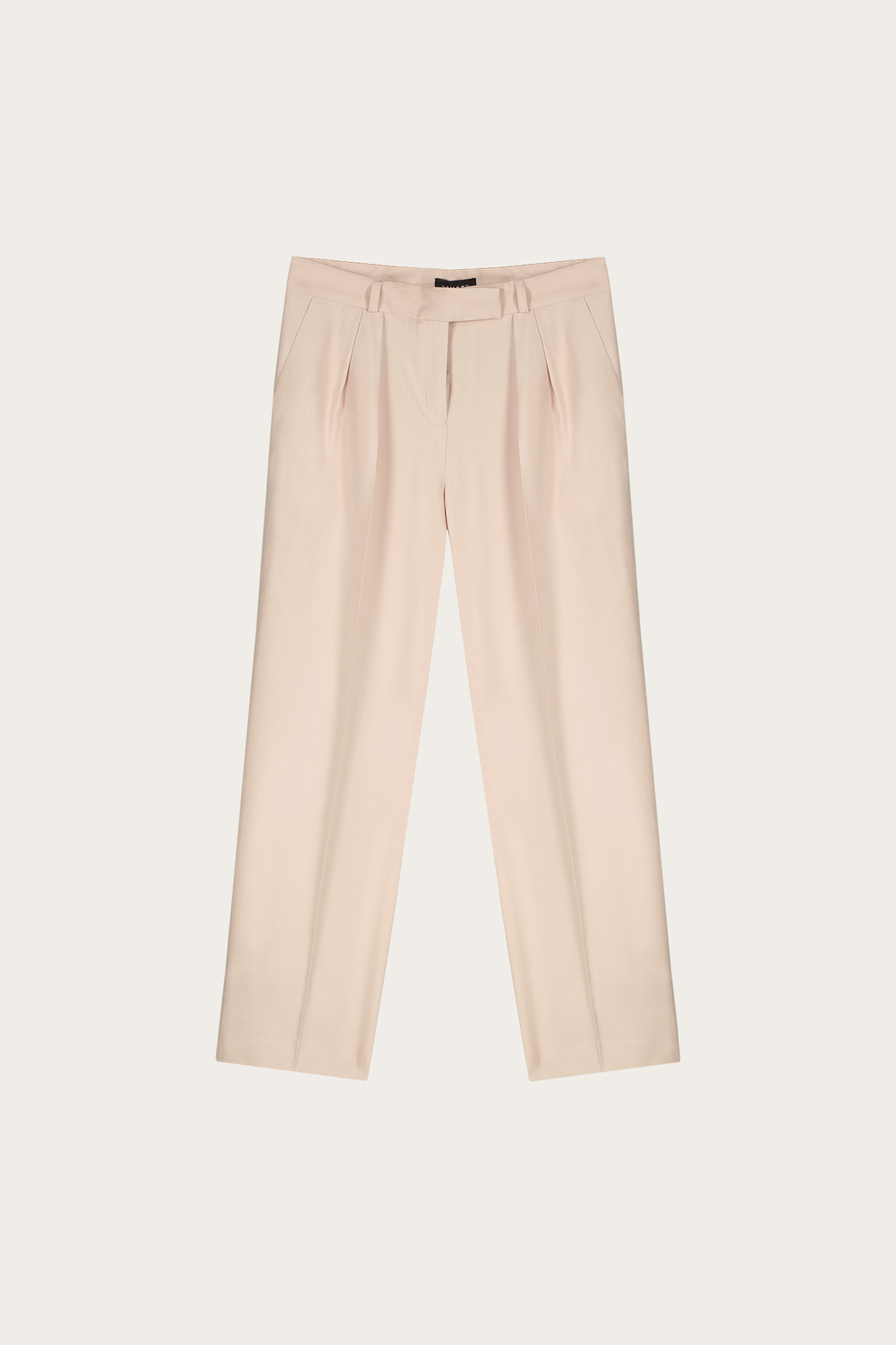 Beżowe spodnie damskie 86988