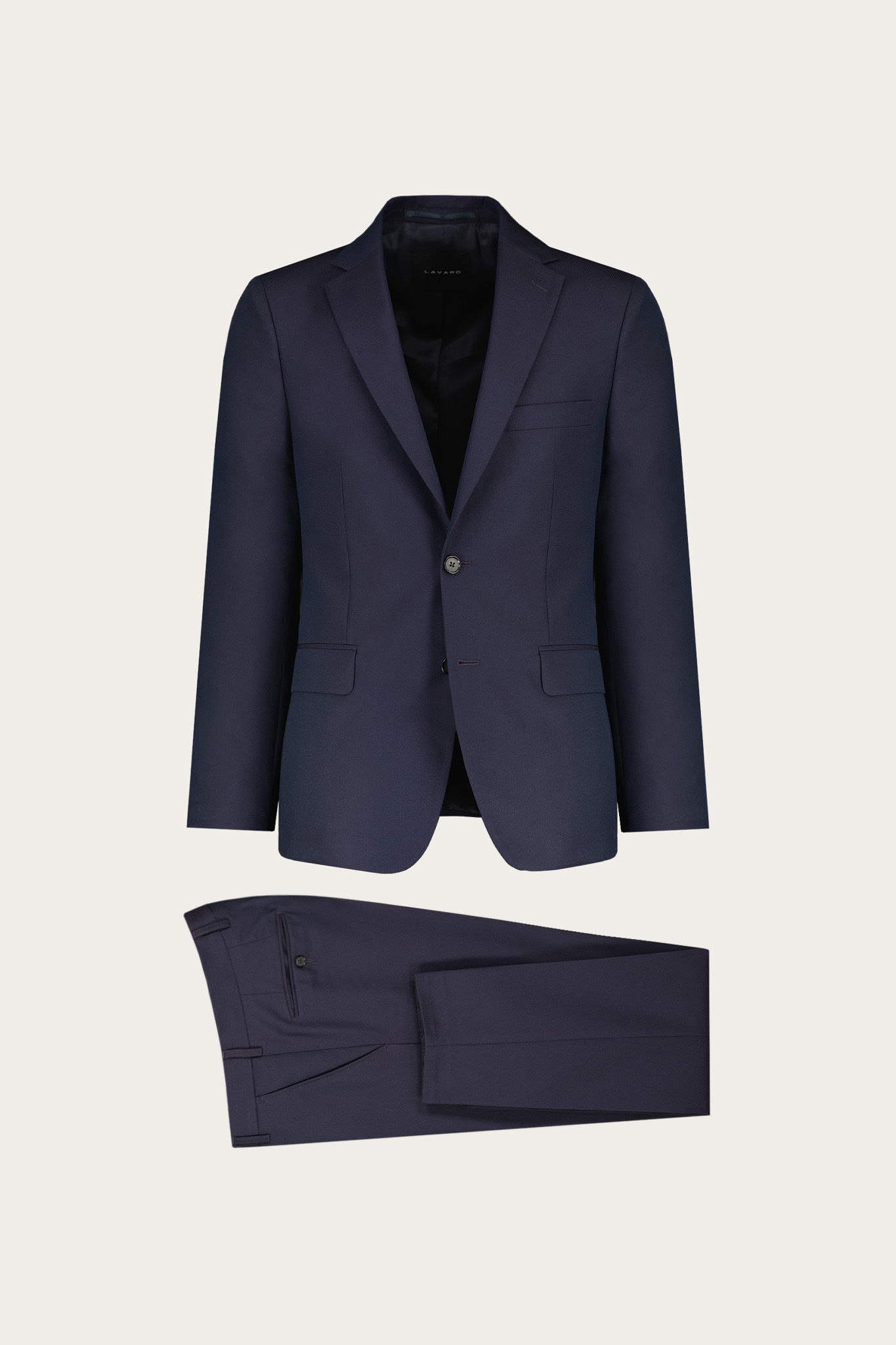 Jednorzędowy garnitur męski granatowy 35474