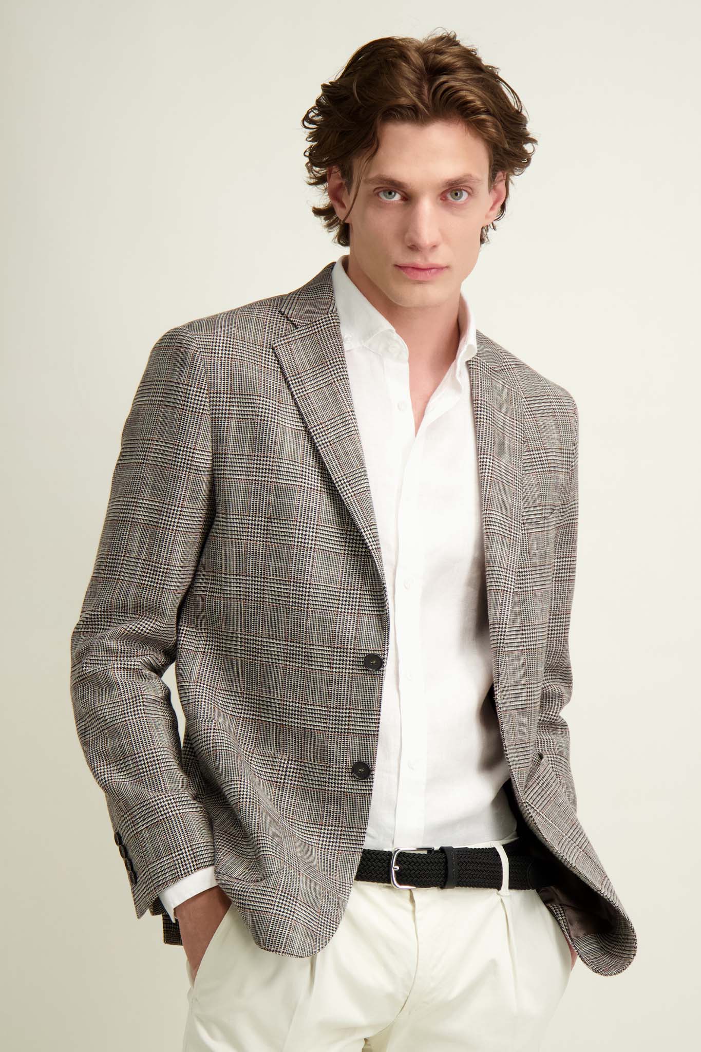 Marynarka męska w kratę 46428