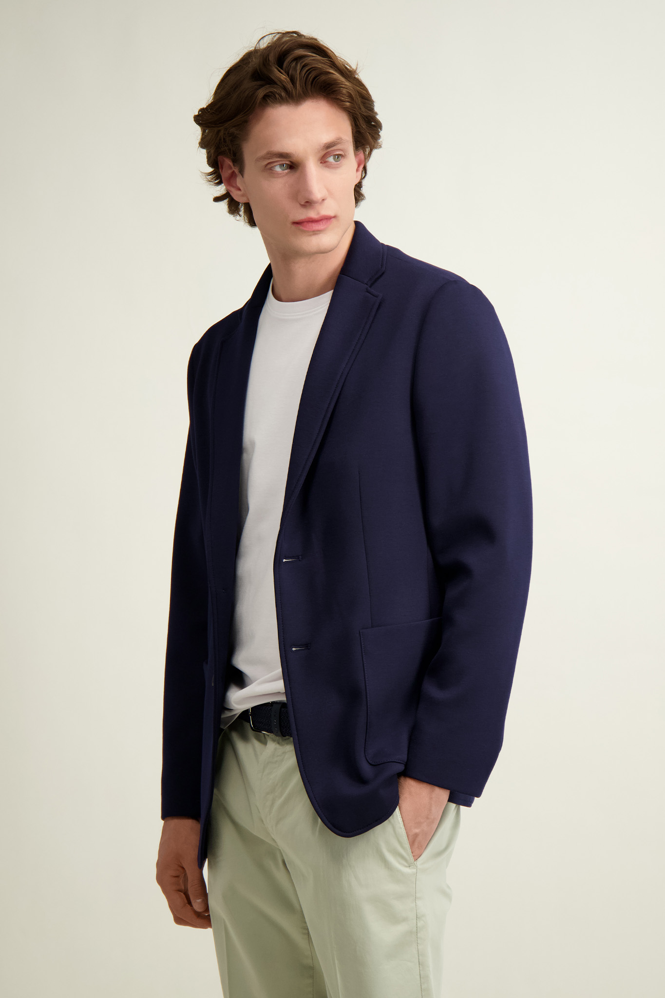 Dzianinowa marynarka męska 46430