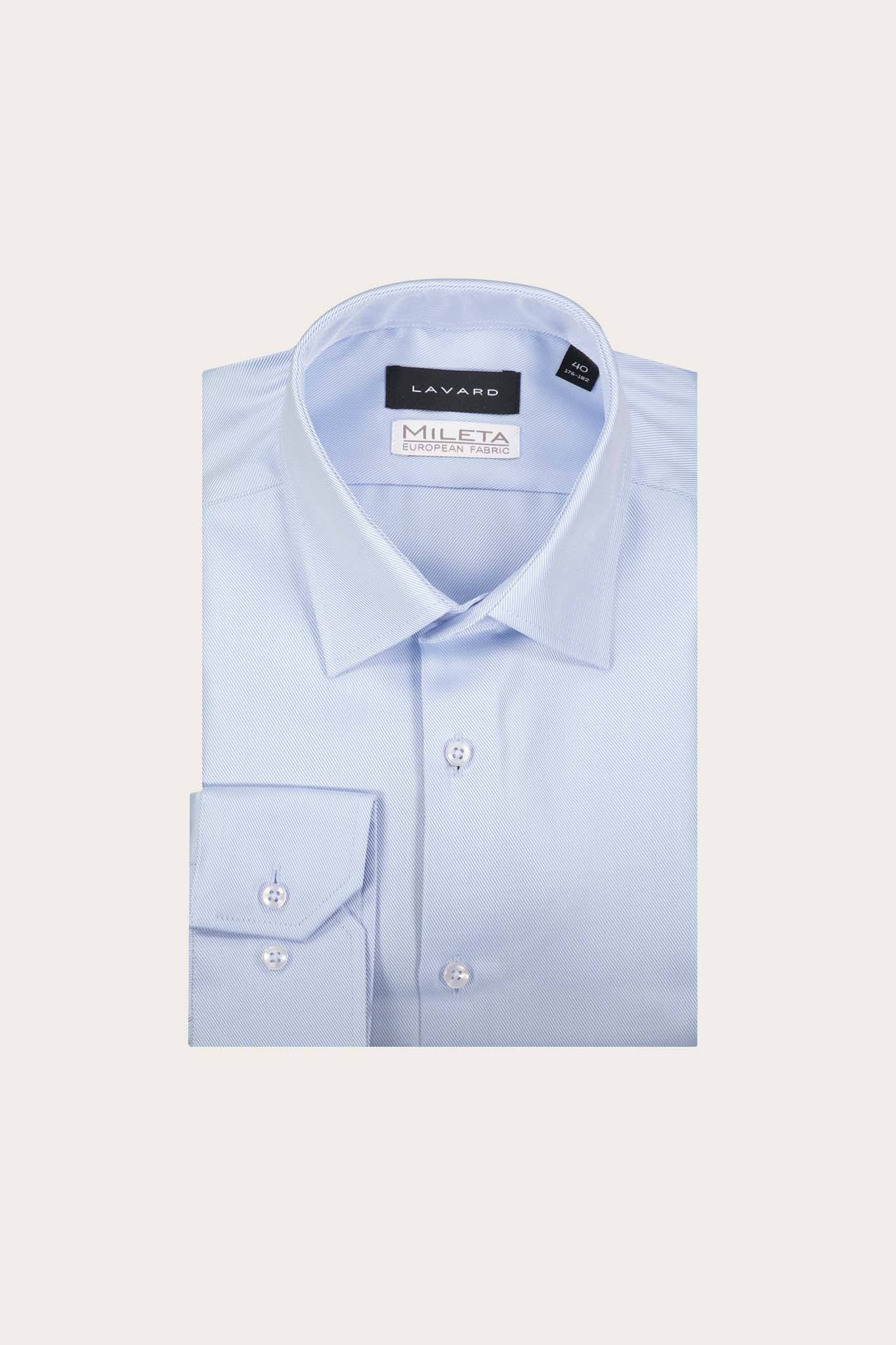 Błękitna bawełniana koszula męska 93542