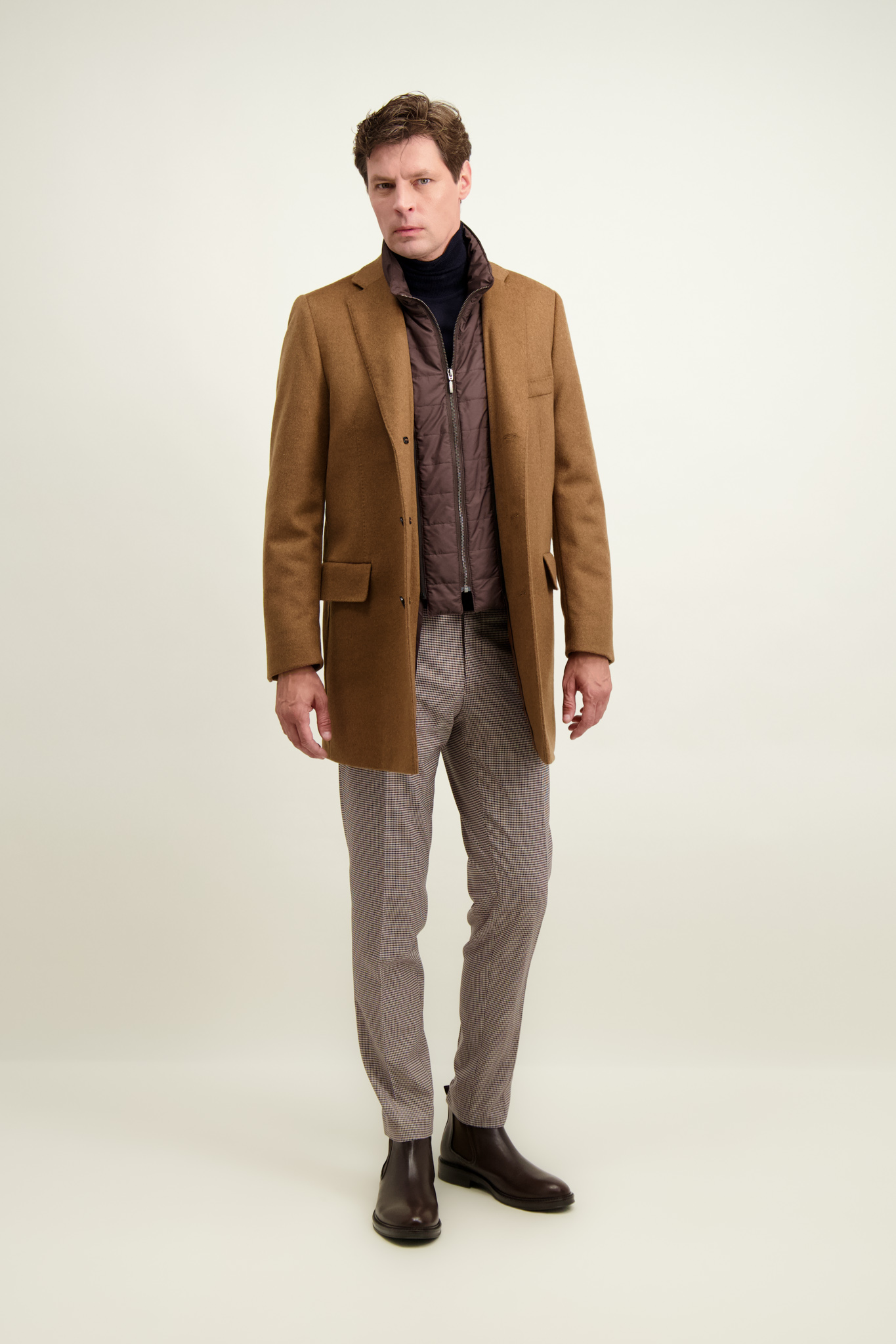 Płaszcz męski z wełną 29953