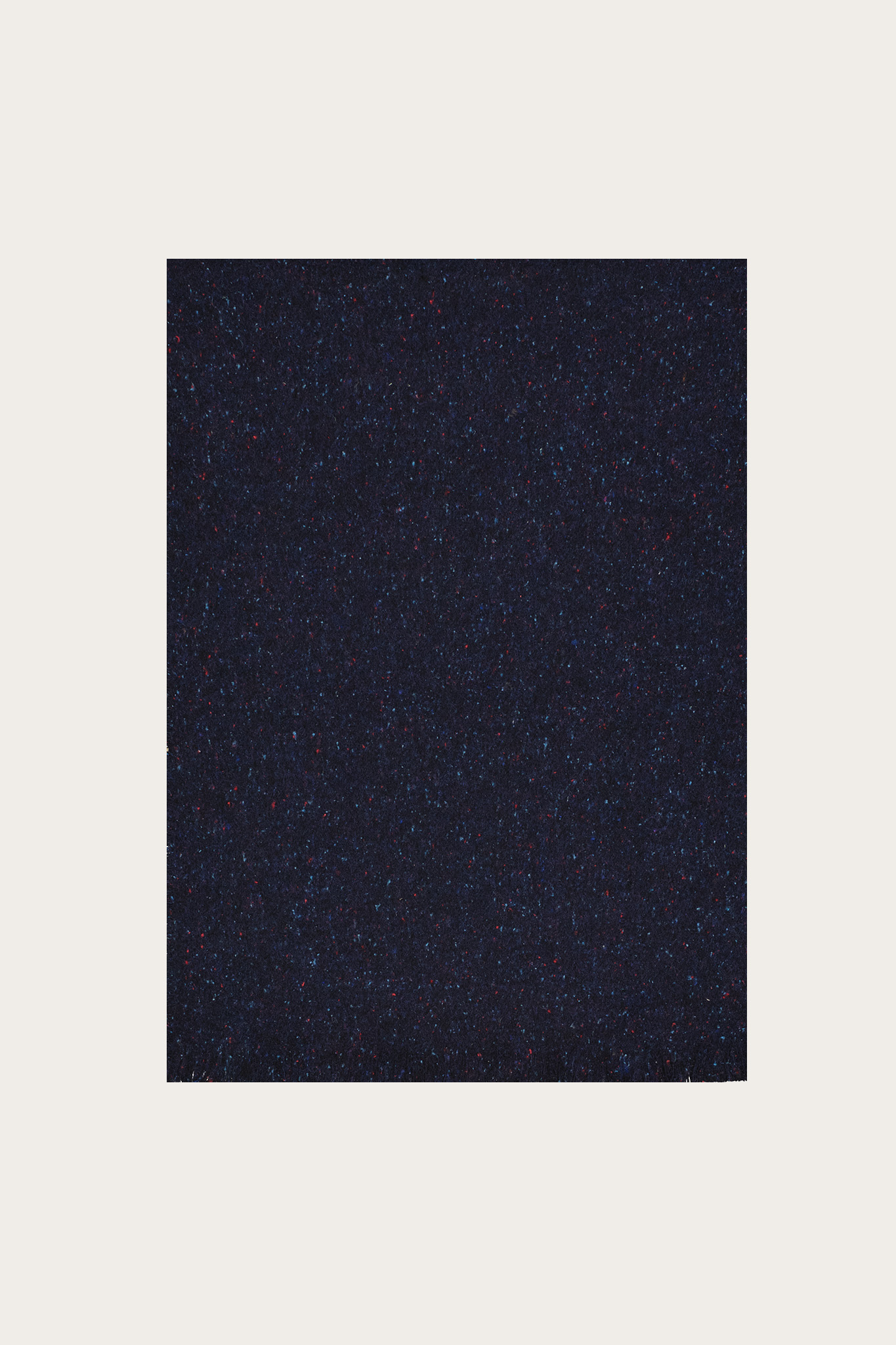 Granatowy szal damski z wełną 87133