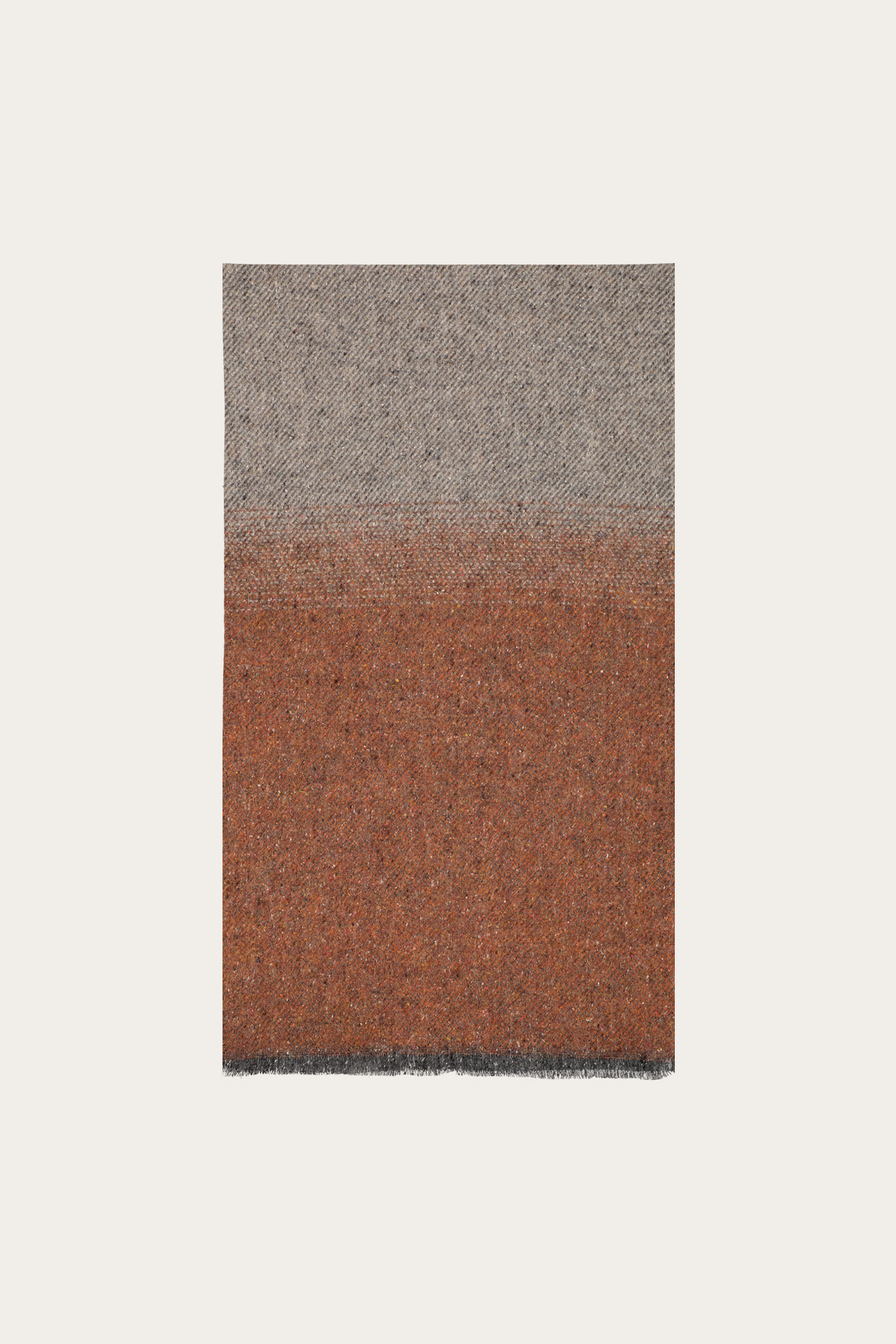 Rdzawo-beżowy szal męski 77141