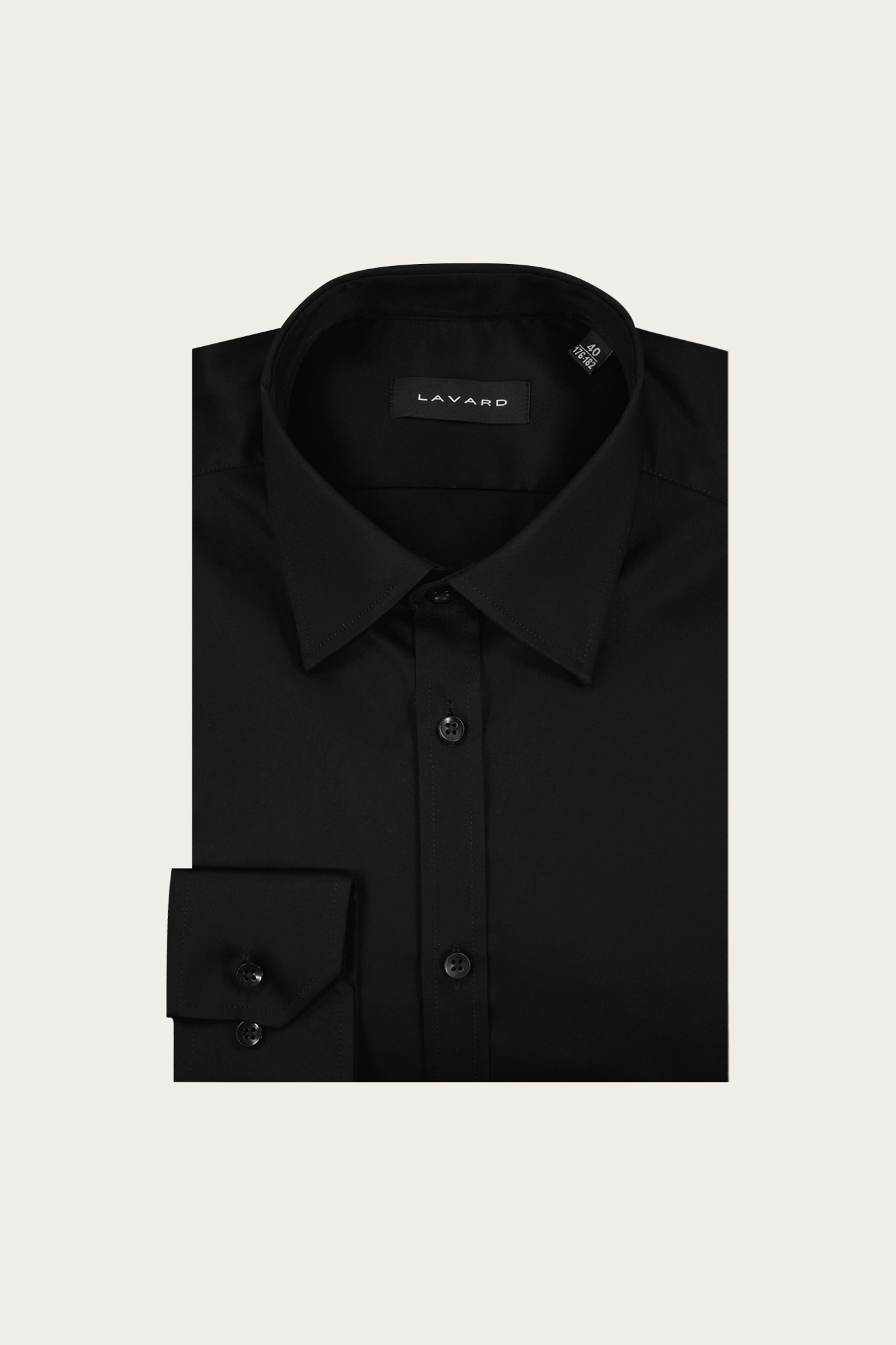 Czarna bawełniana koszula męska 93564