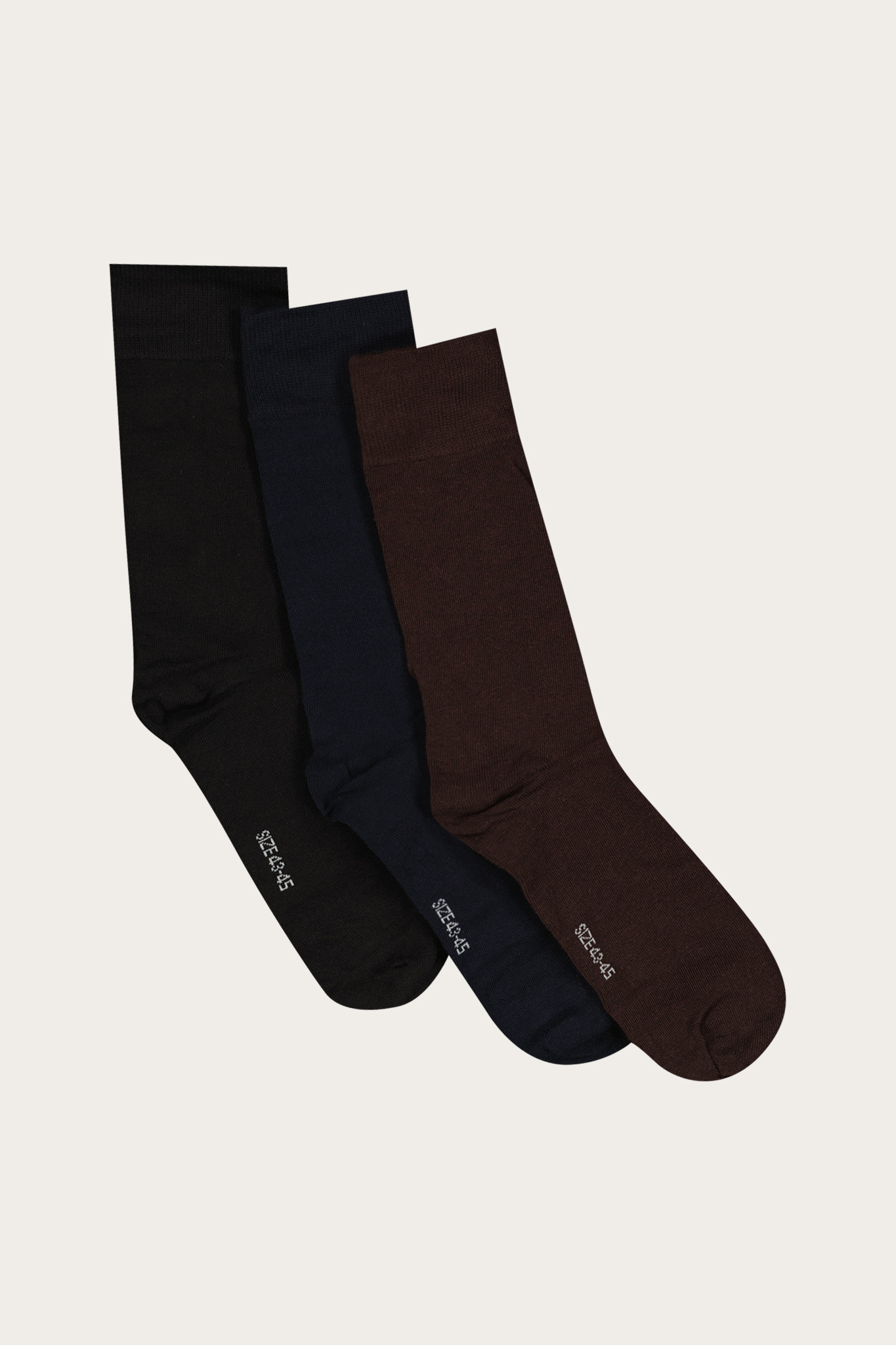 Bawełniane granatowe skarpetki męskie 76126