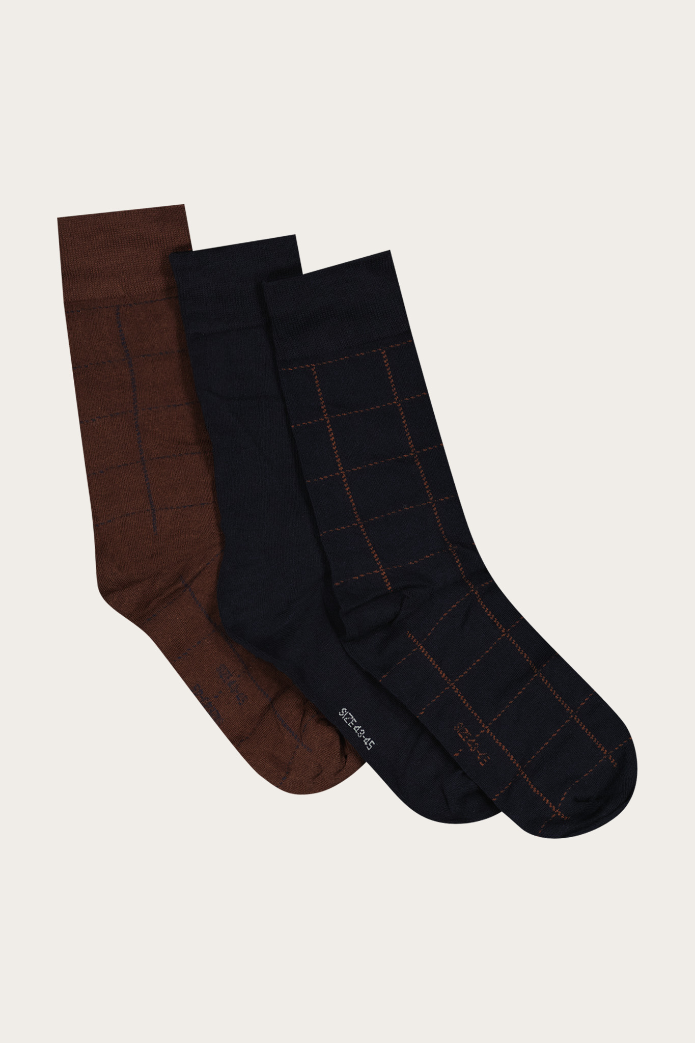 Zestaw bawełnianych skarpetek męskich (3-pak) 76127