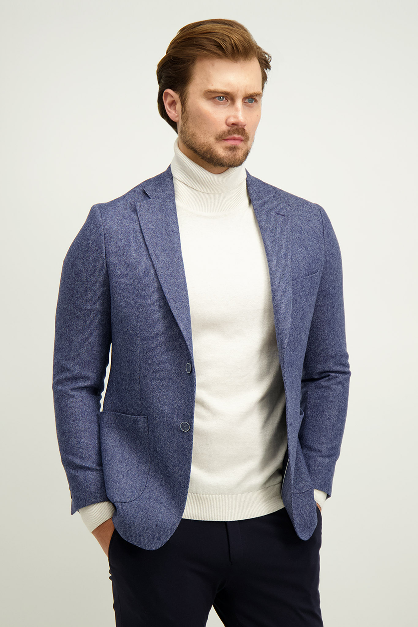 Niebieska marynarka męska 46479