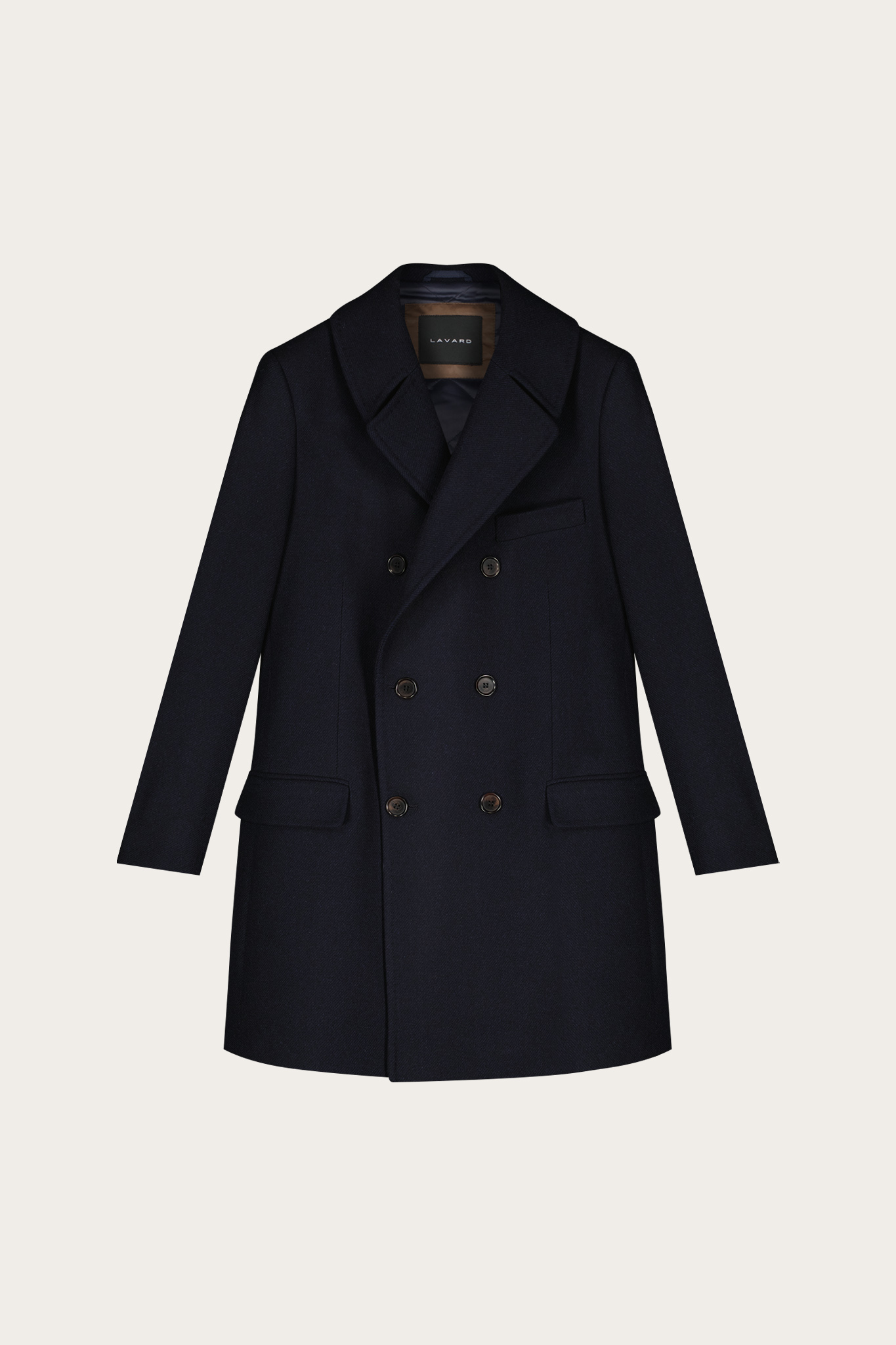 Granatowy płaszcz męski 20051