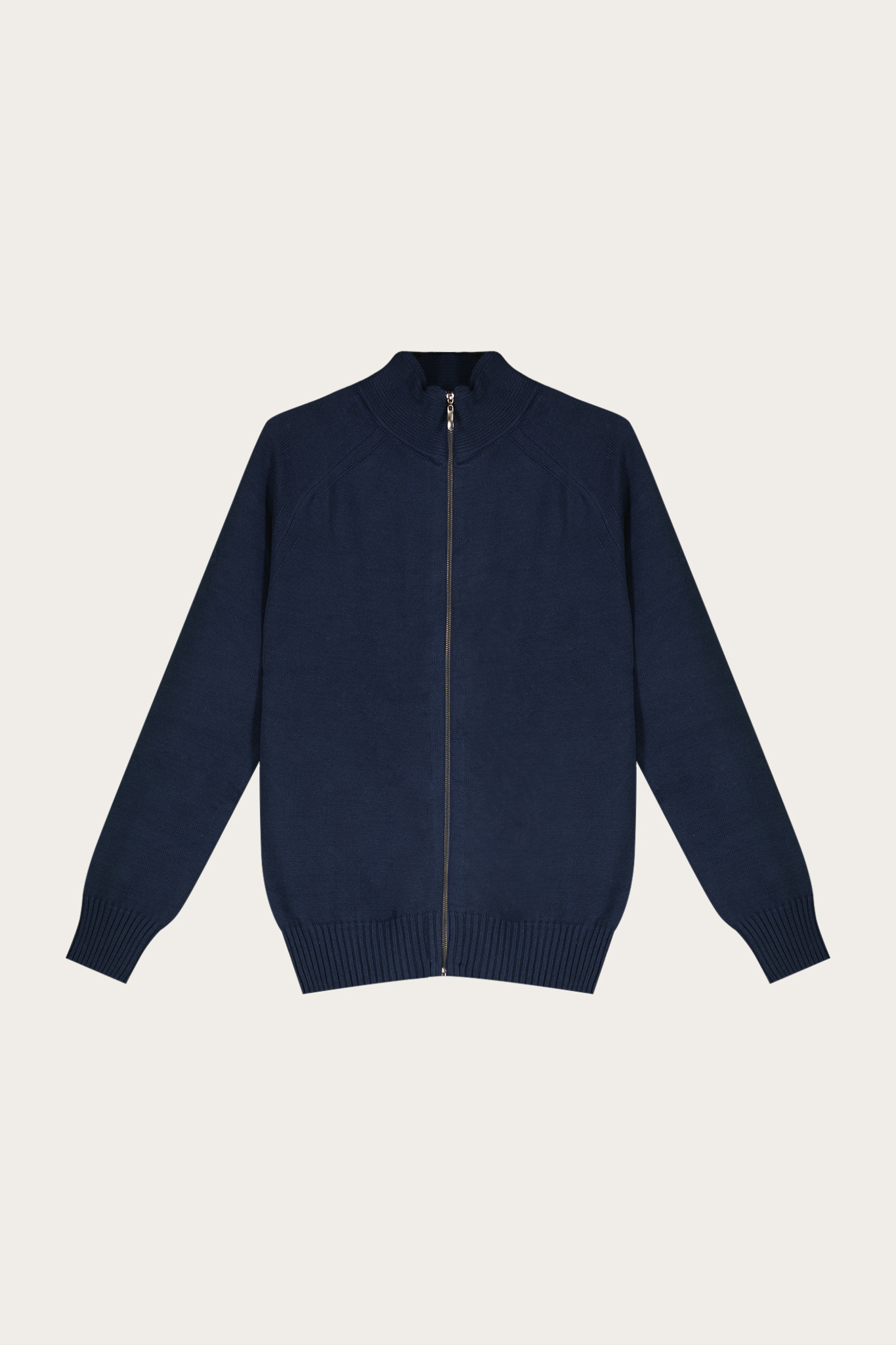 Granatowy bawełniany sweter męski 74295