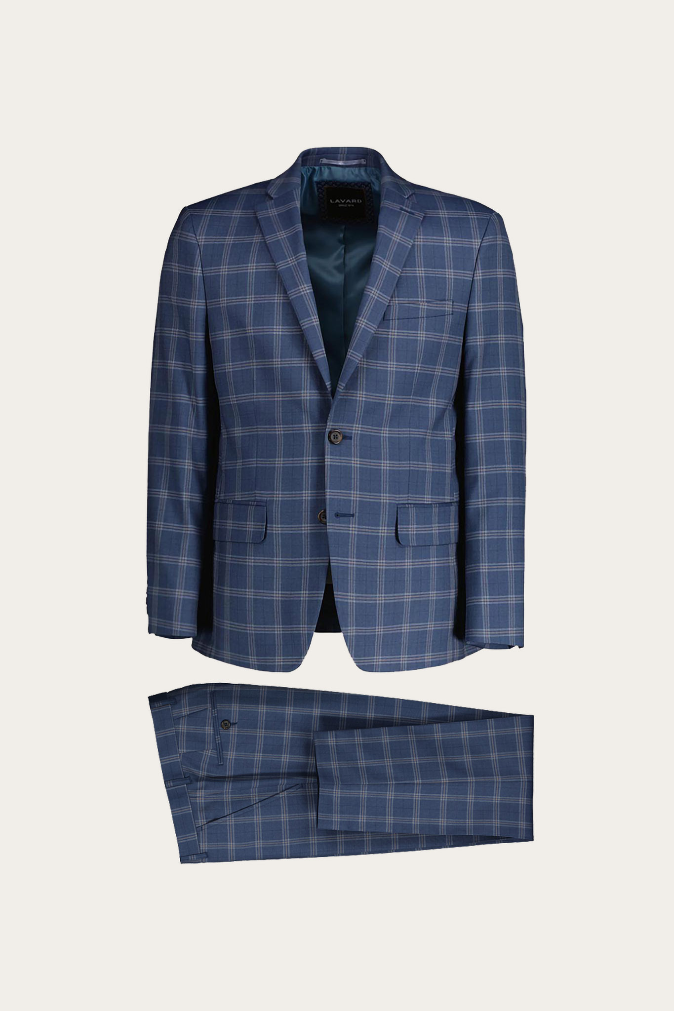 Garnitur męski w kratę 35299