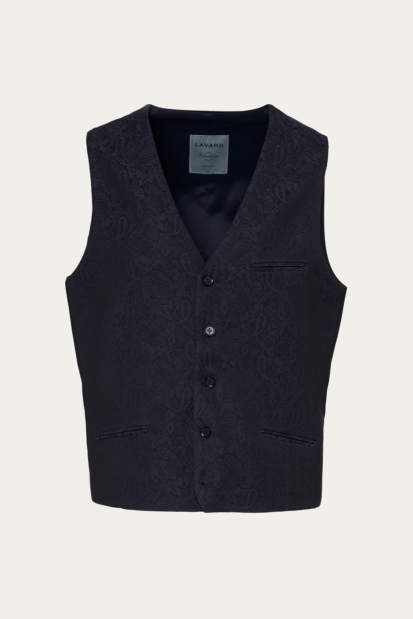 Jednorzędowa klasyczna kamizelka męska 10237