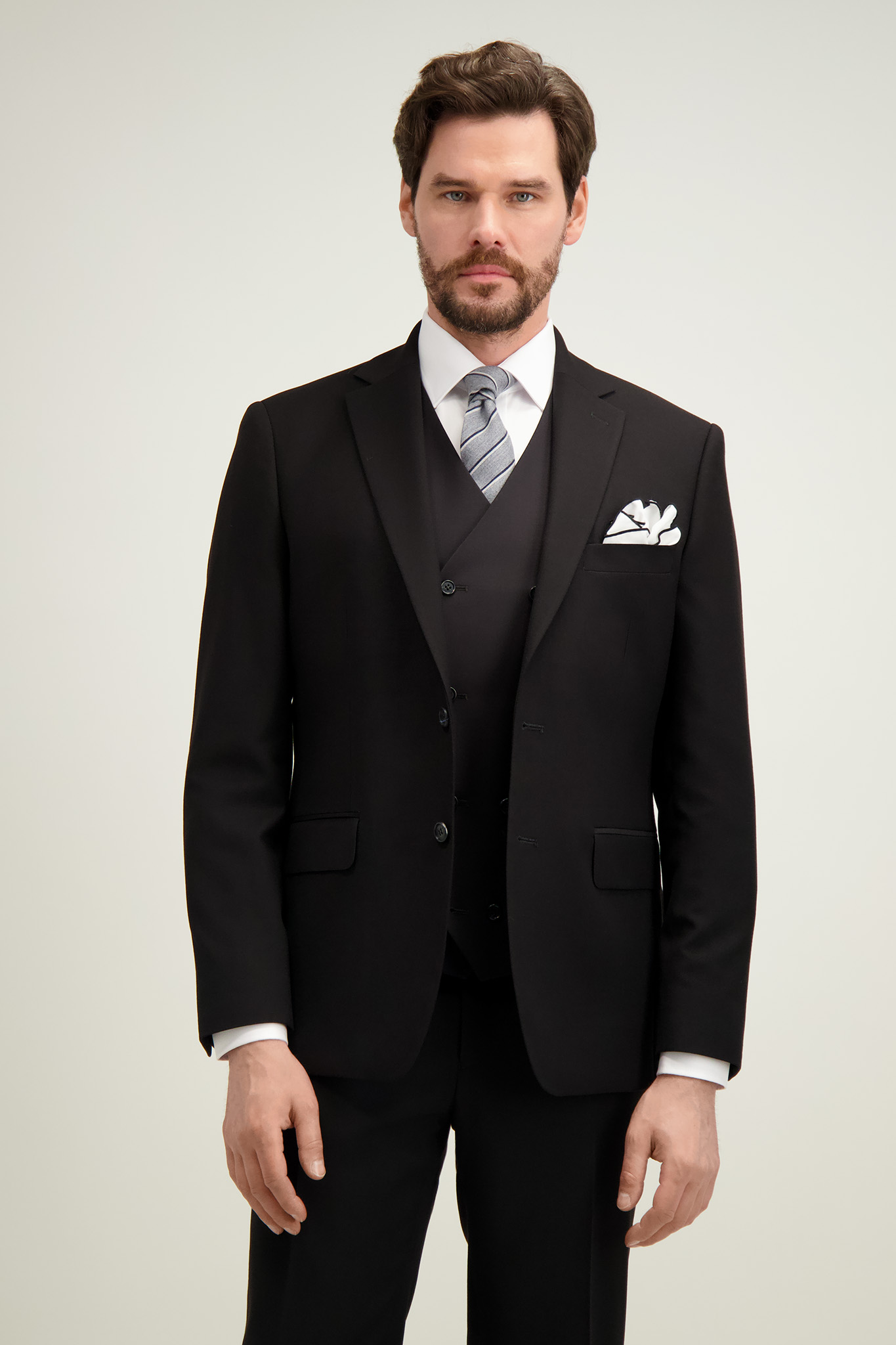 Czarna marynarka męska 46476