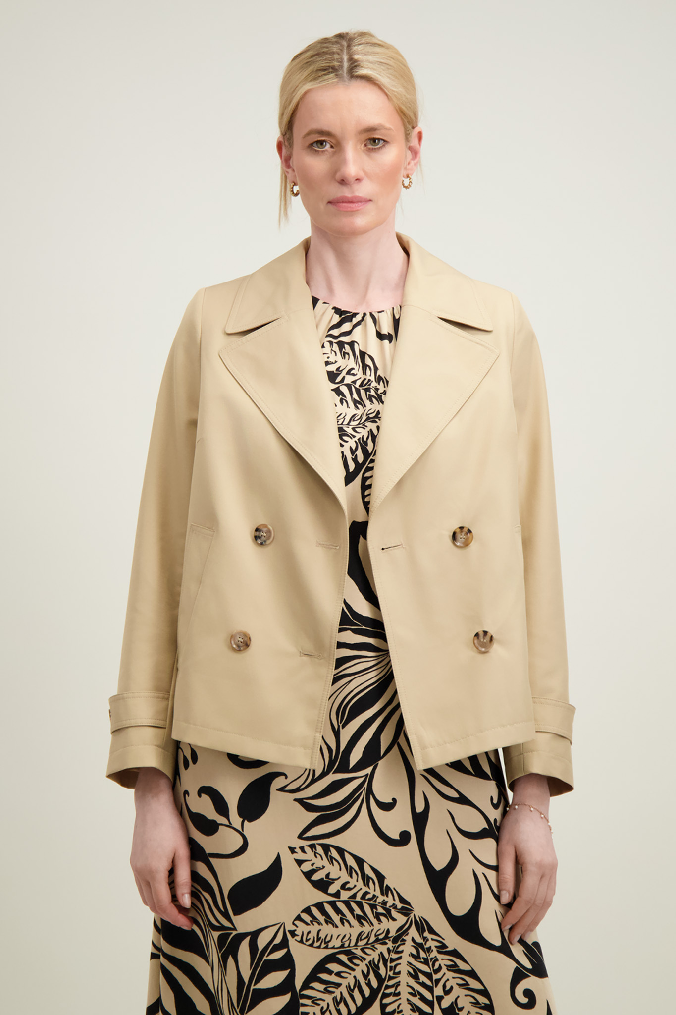 Kurtka damska w kolorze camel 87307