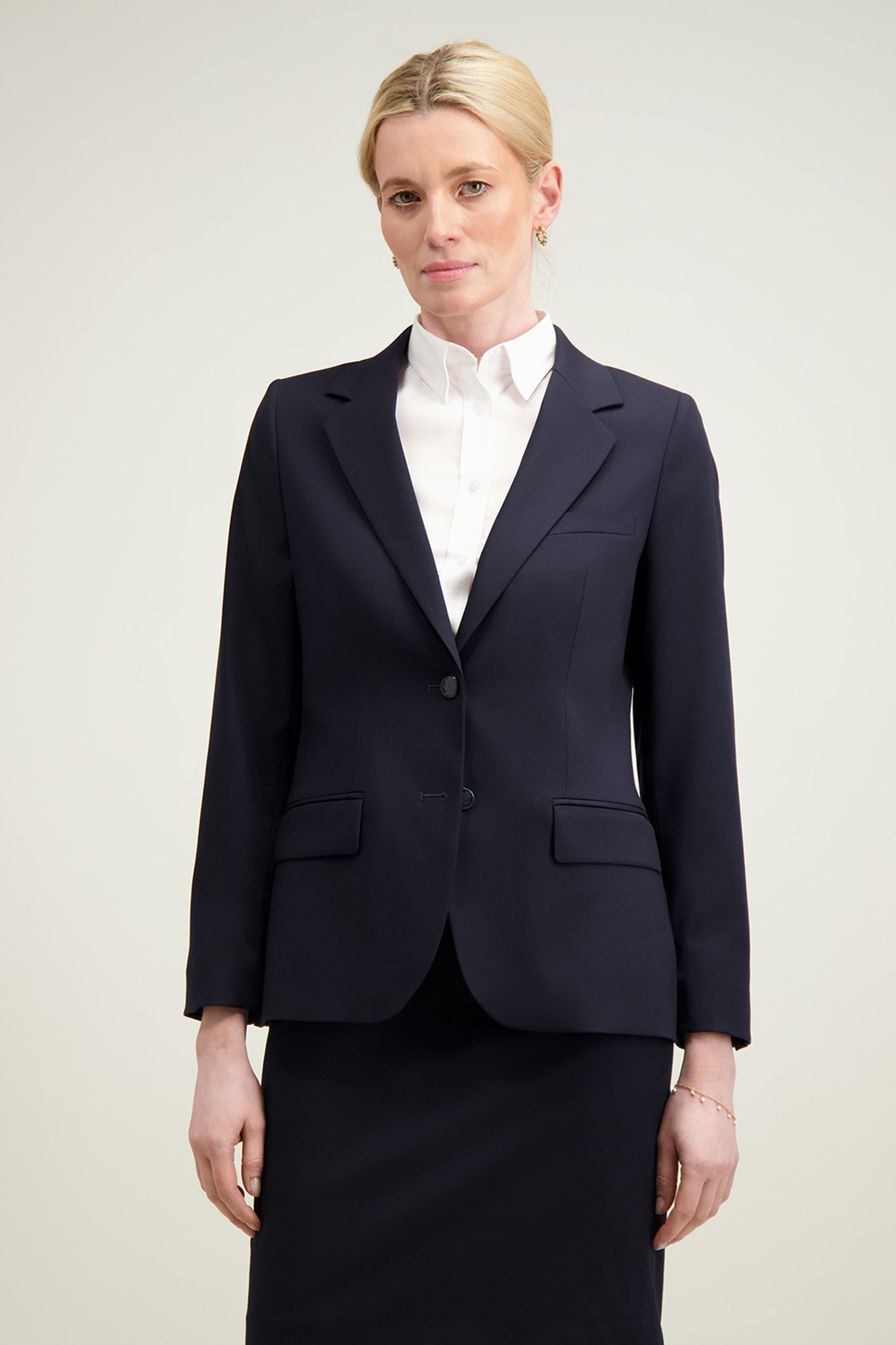 Granatowa marynarka damska 87308