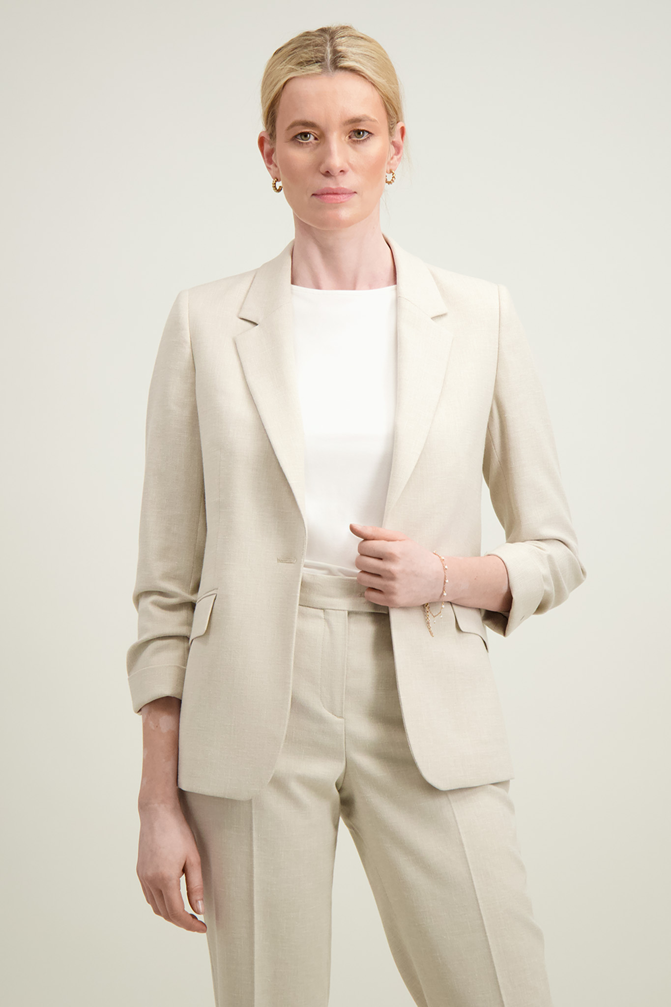 Marynarka damska beżowa 87371