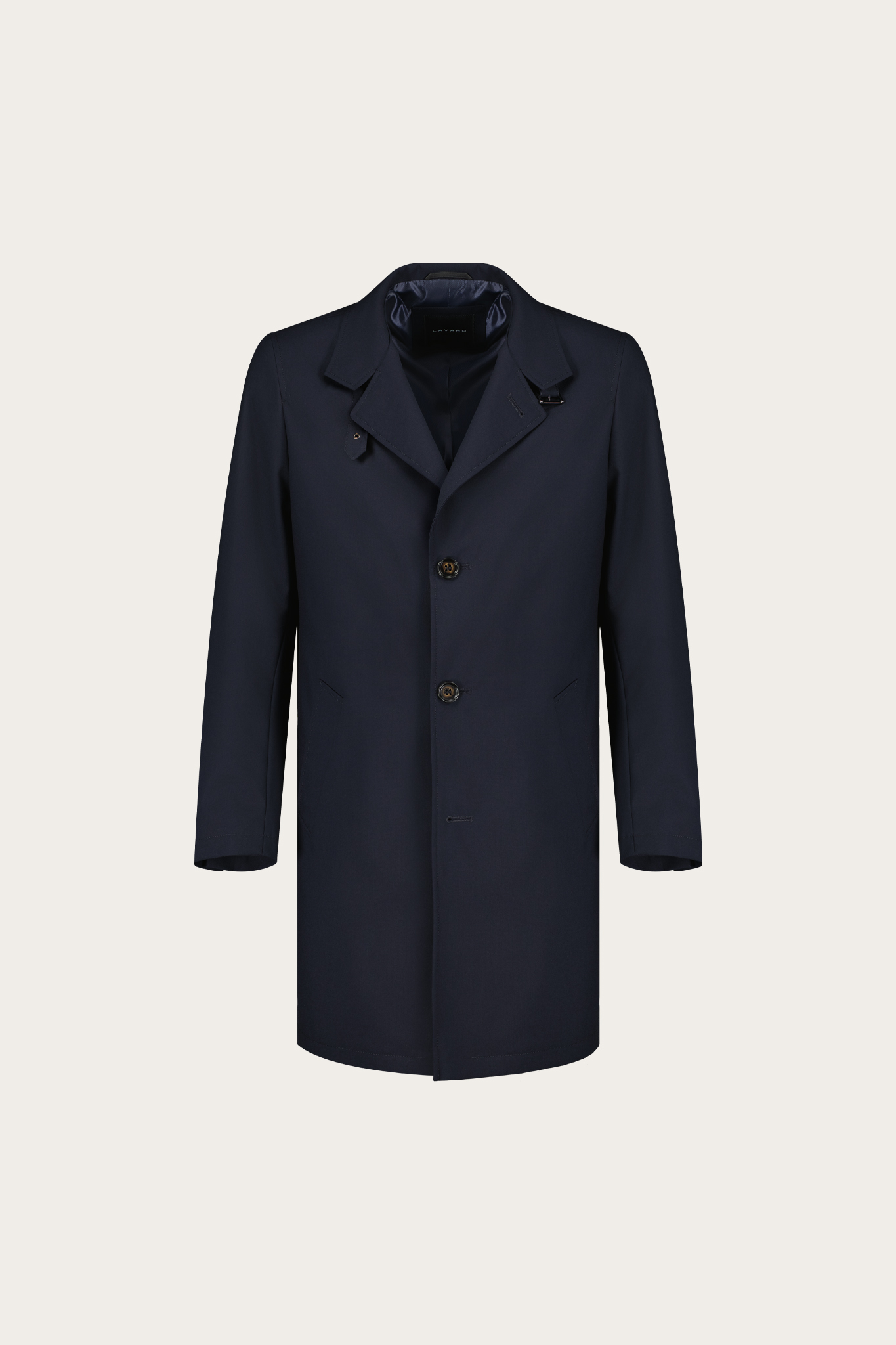 Granatowy płaszcz męski 20056