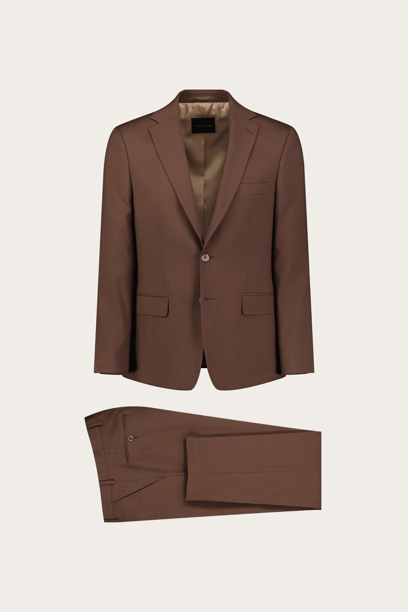 Garnitur męski brązowy 35498