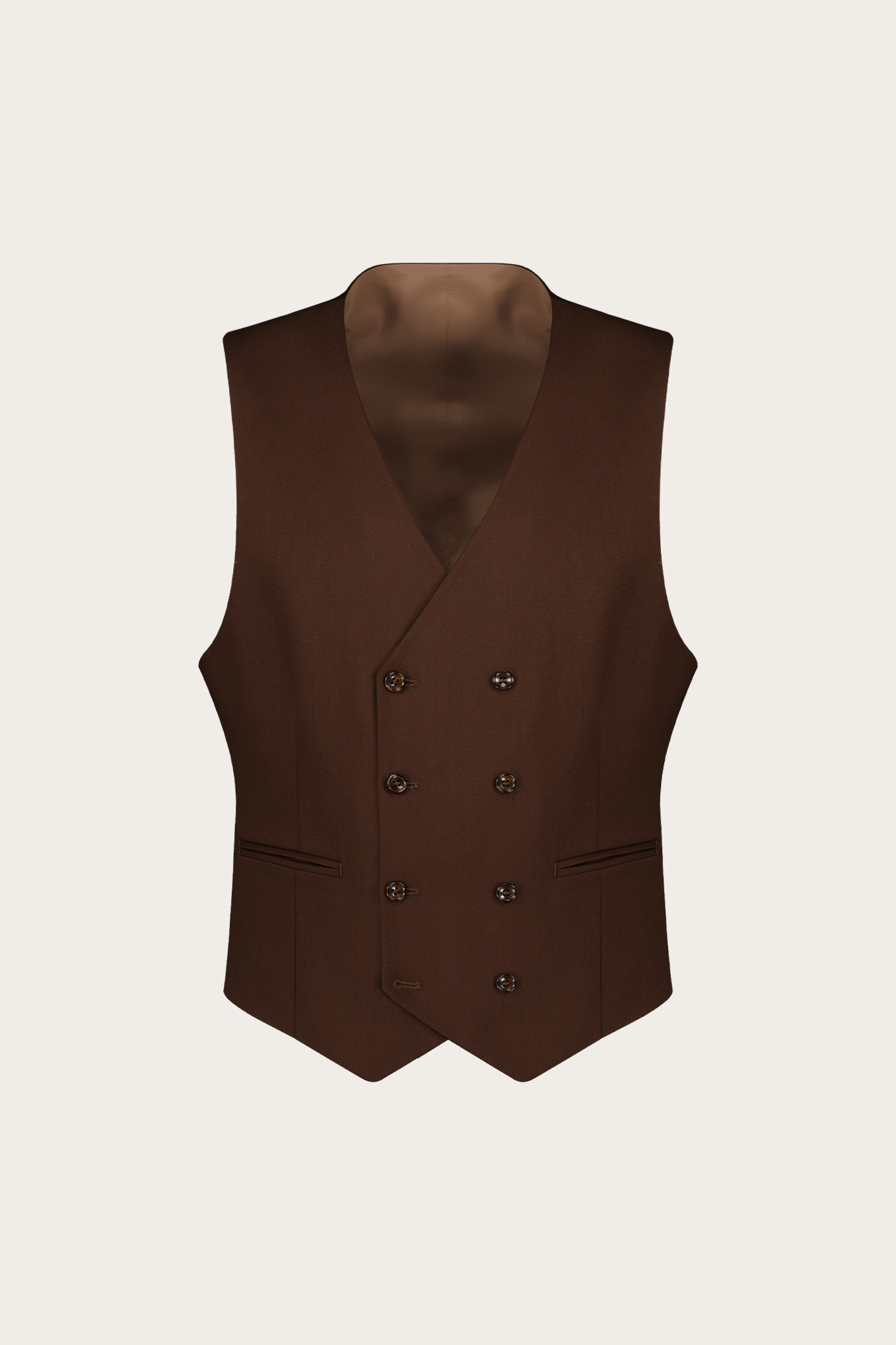 Brązowa kamizelka męska 57667