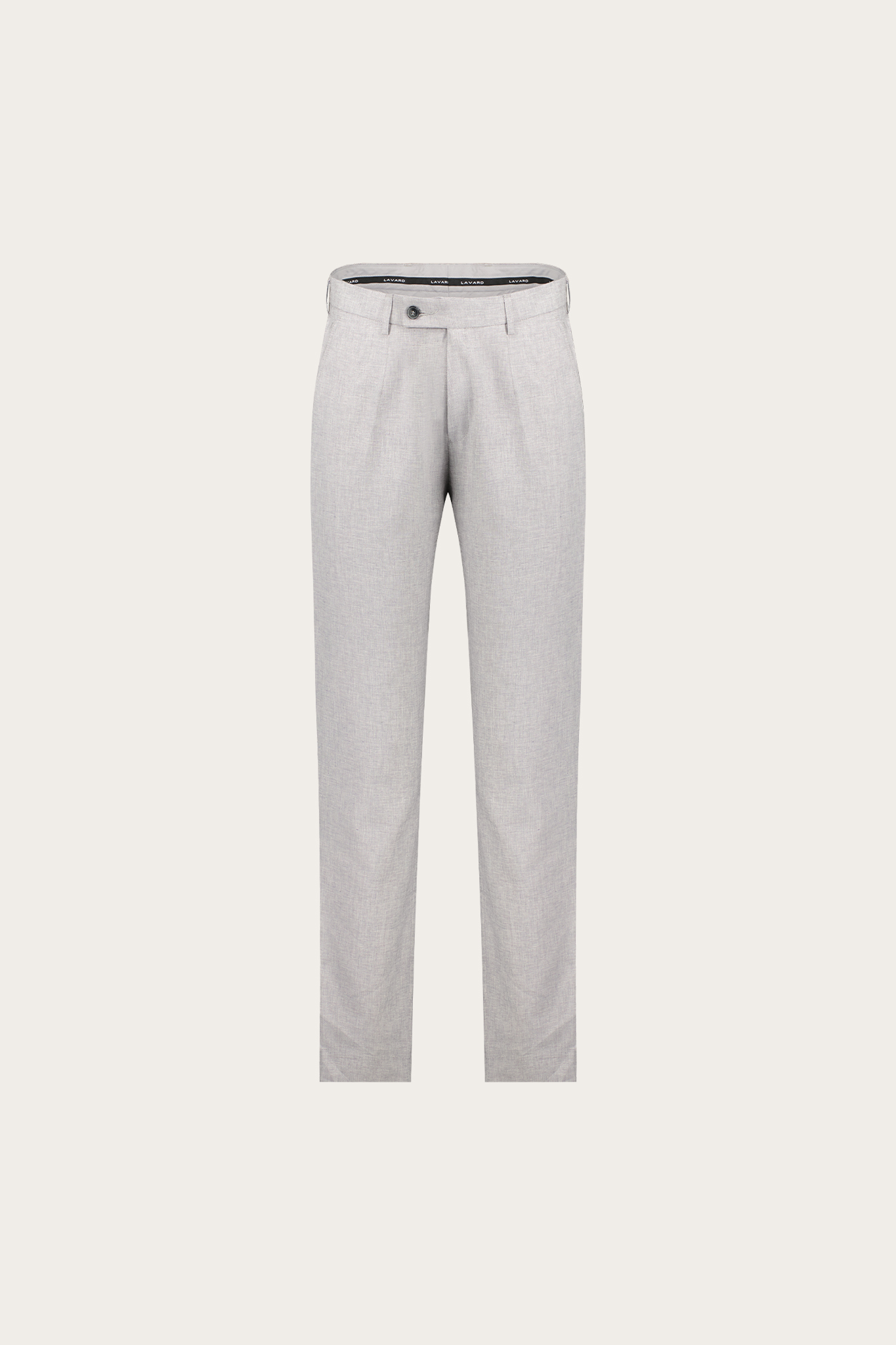 Szare spodnie męskie bawełna, len 66495