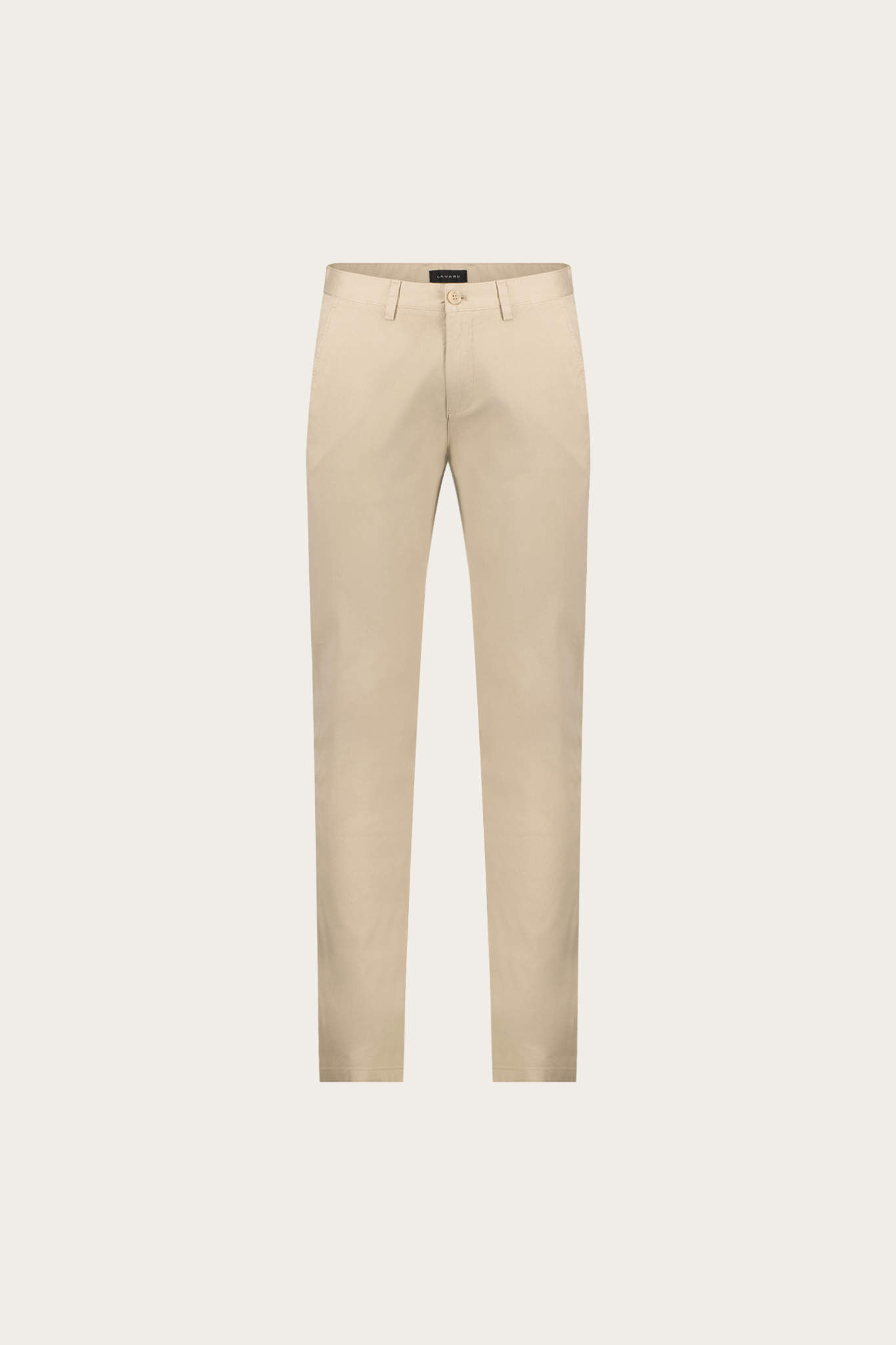 Beżowe spodnie męskie z bawełną 66485