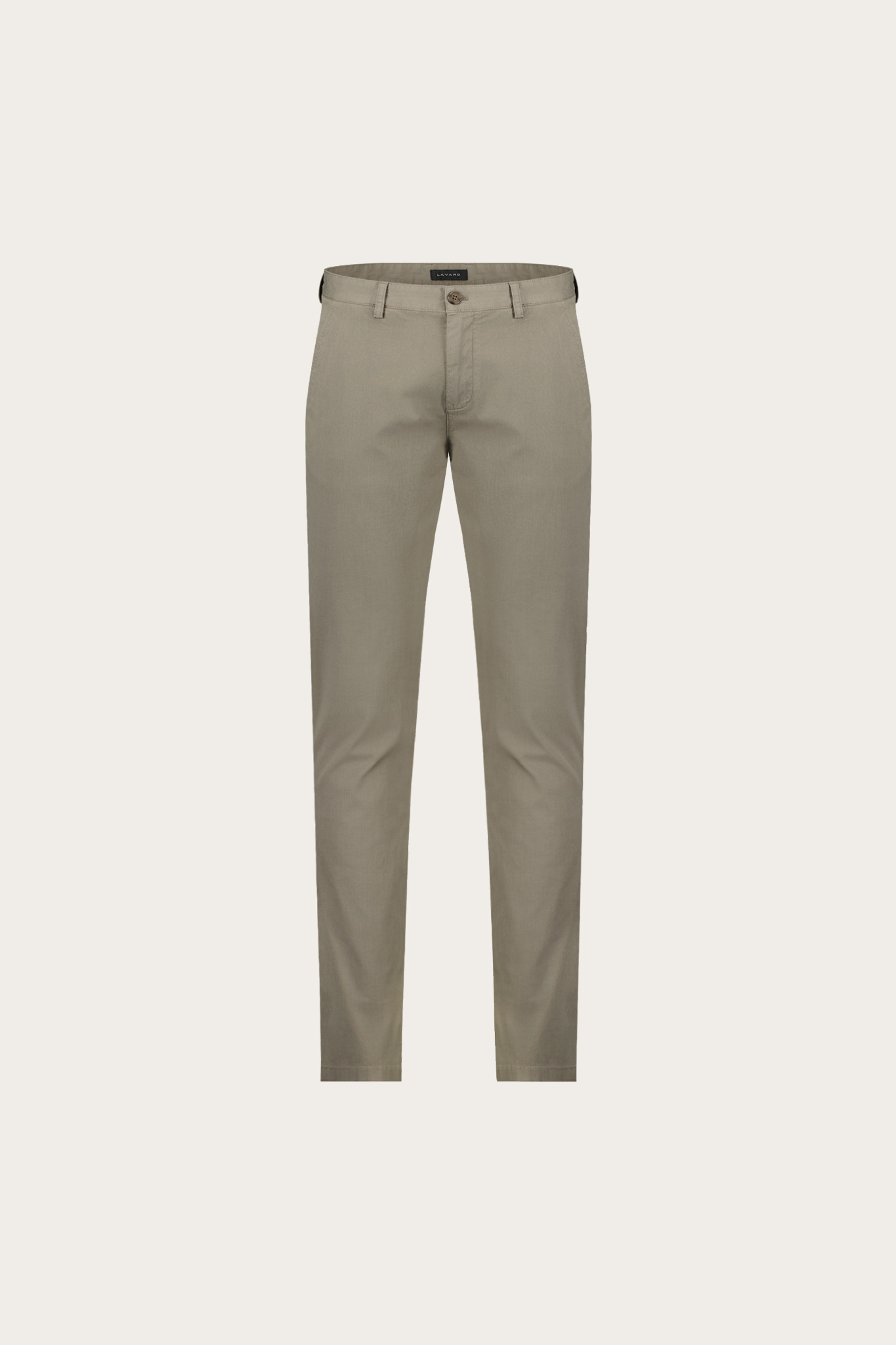 Spodnie męskie z bawełną w kolorze khaki 66486