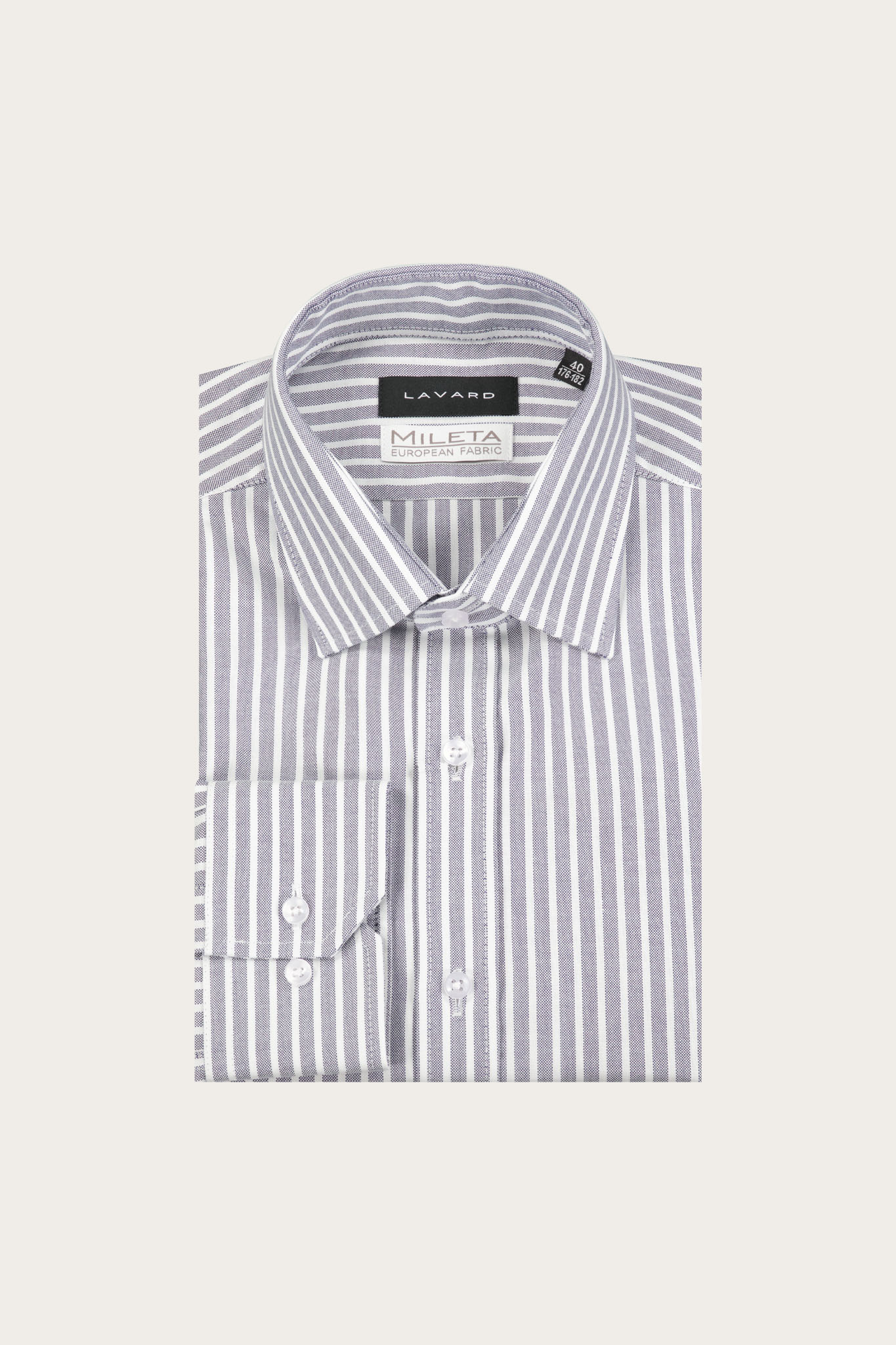 Granatowa bawełniana koszula męska 93579